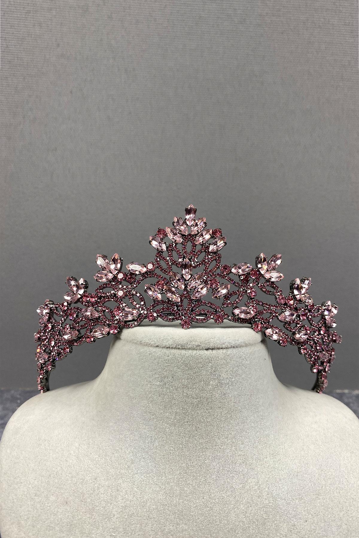 Pembe Melis Model Gelin Kına Tacı