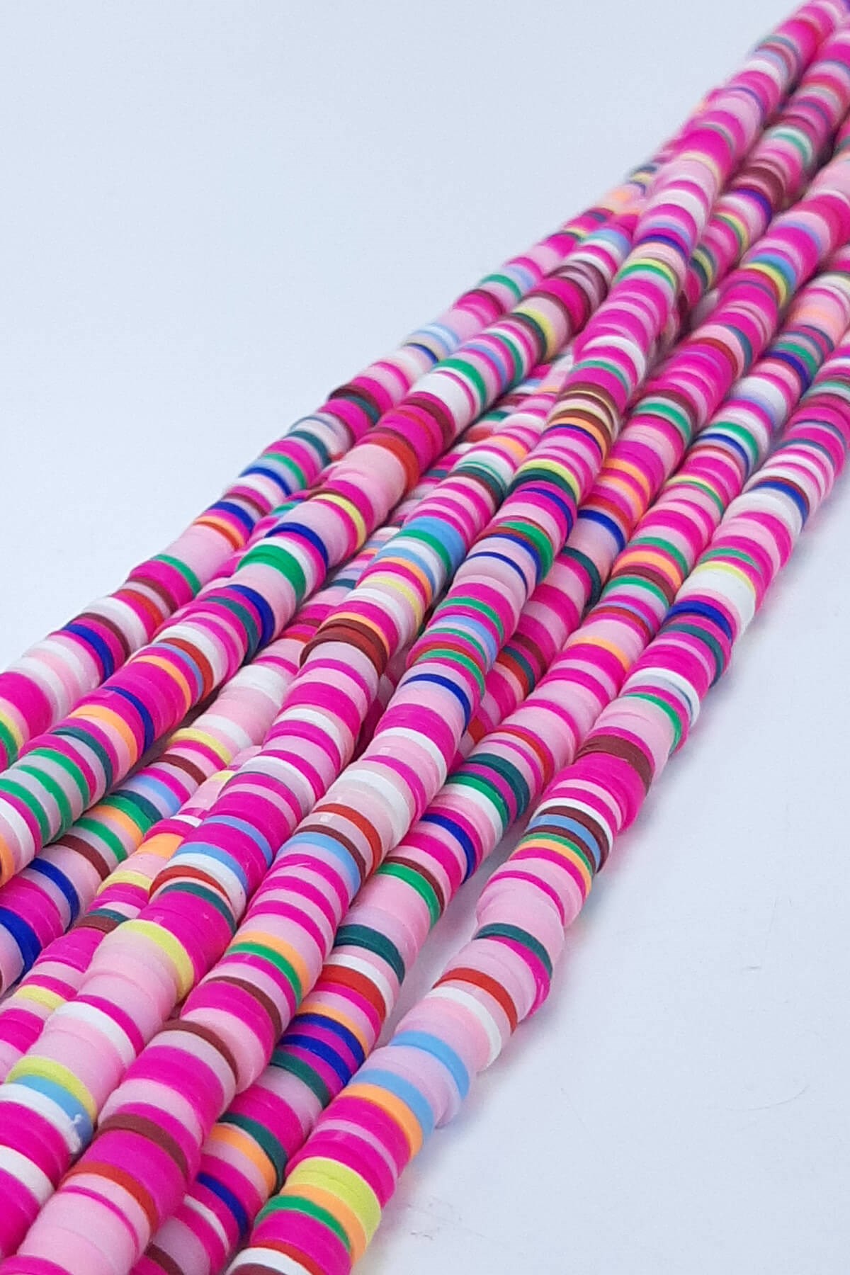 Pembeli Fuşyalı Fimo Hamur Boncuk 6 mm