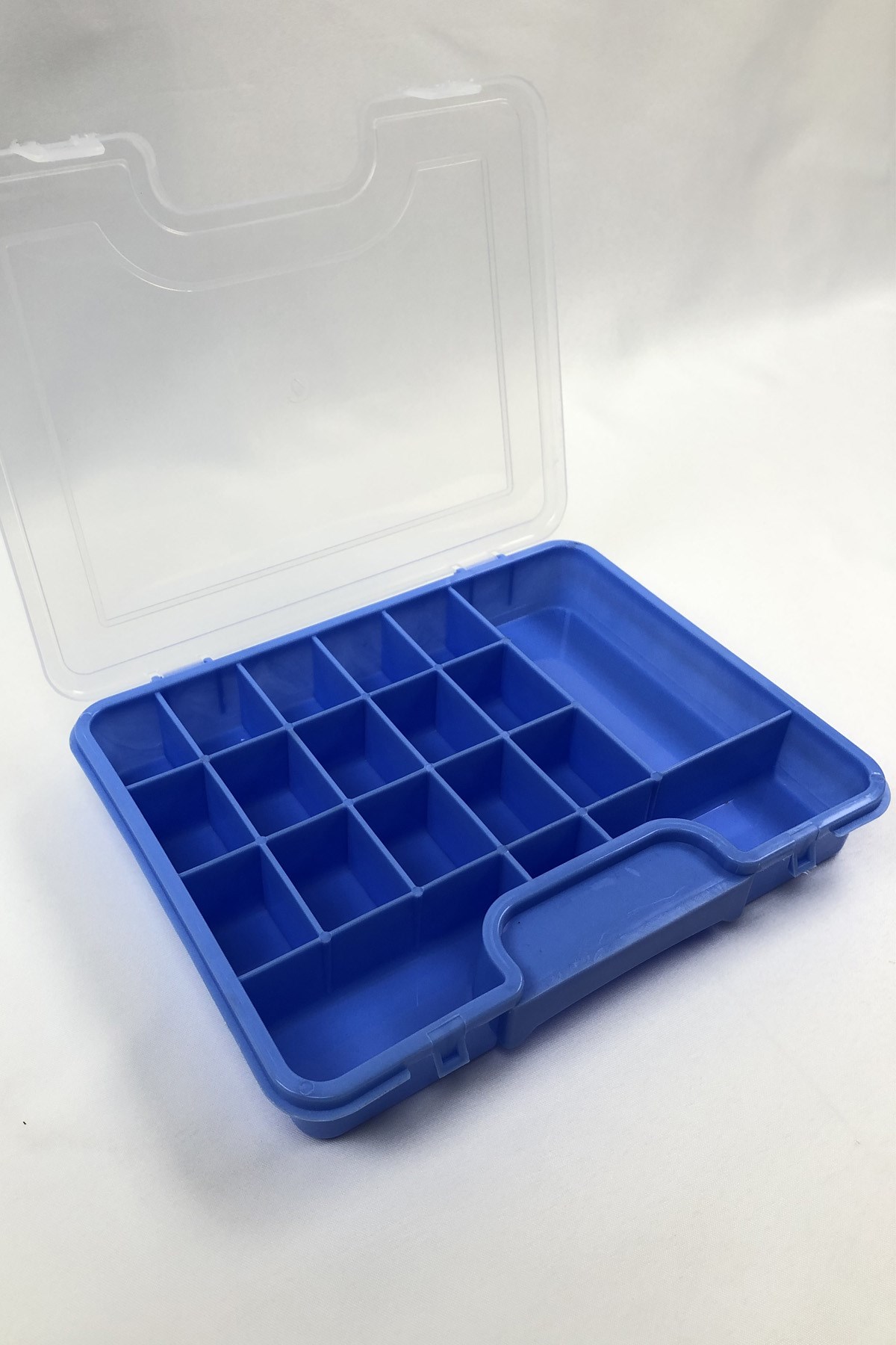 Plastik Gözlü Takı Kutusu Mavi