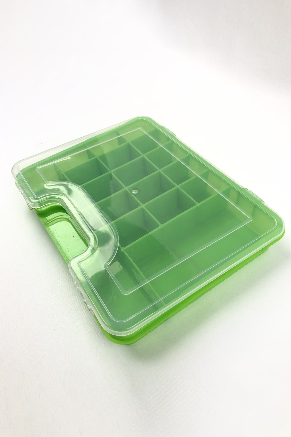 Plastik Gözlü Takı Kutusu Yeşil