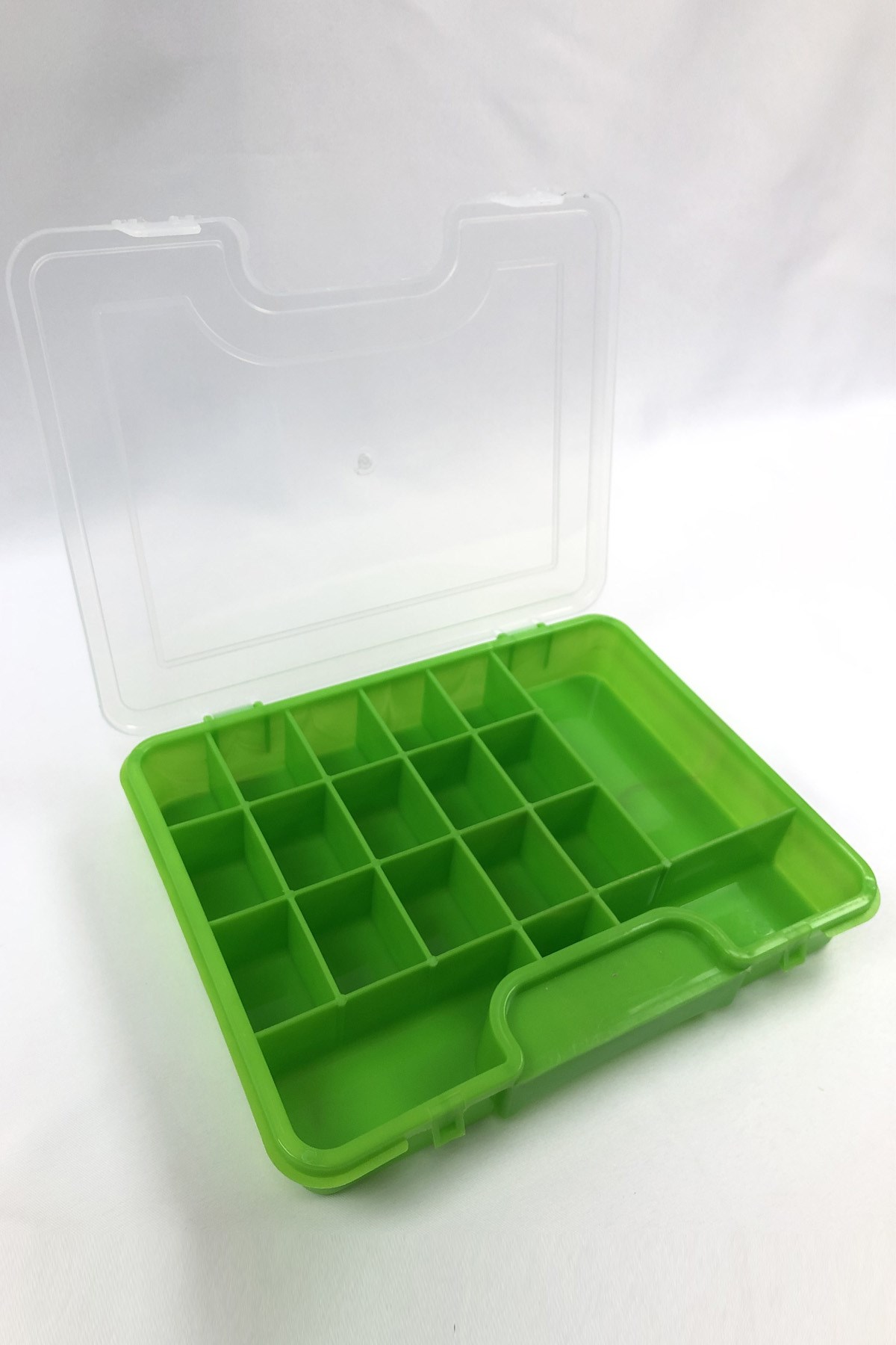 Plastik Gözlü Takı Kutusu Yeşil