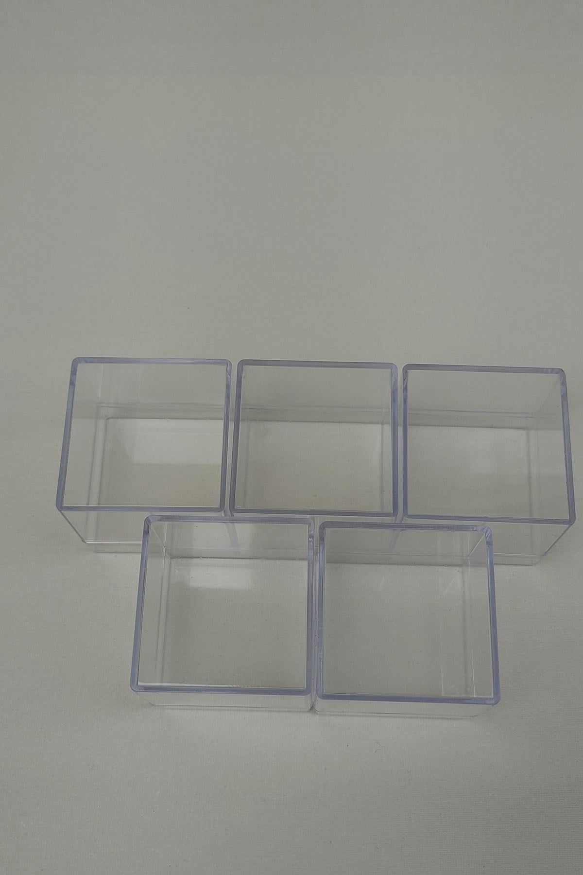 Plastic Square Box Wedding Candy 24 pcs