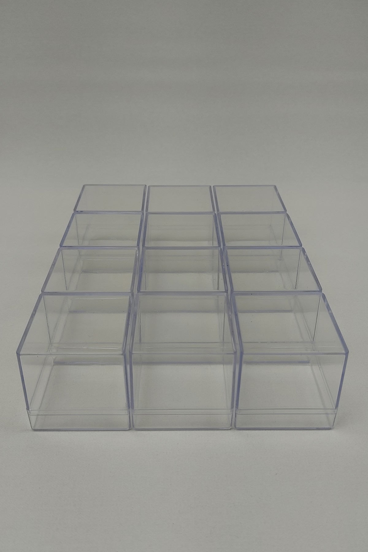 Plastic Square Box Wedding Candy 36 Pieces