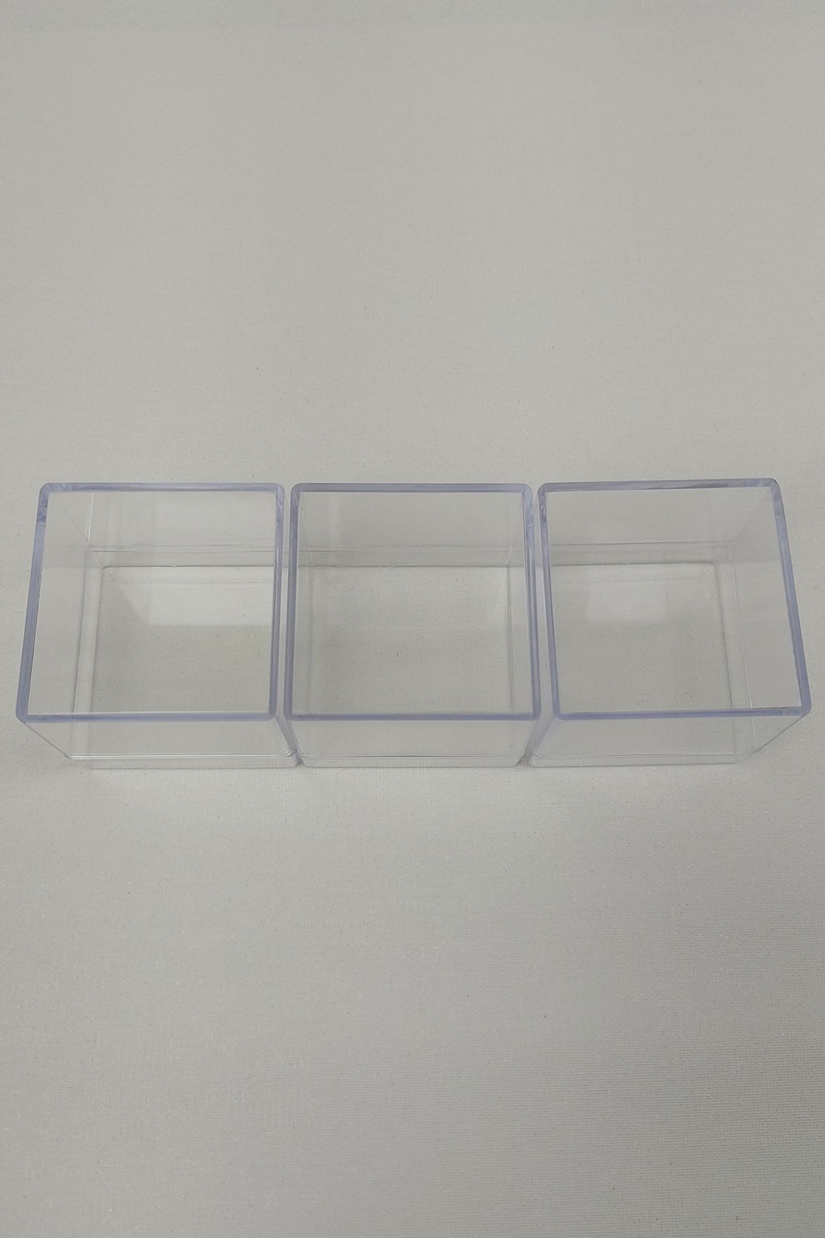 Plastic Square Box Wedding Candy 60 Pieces