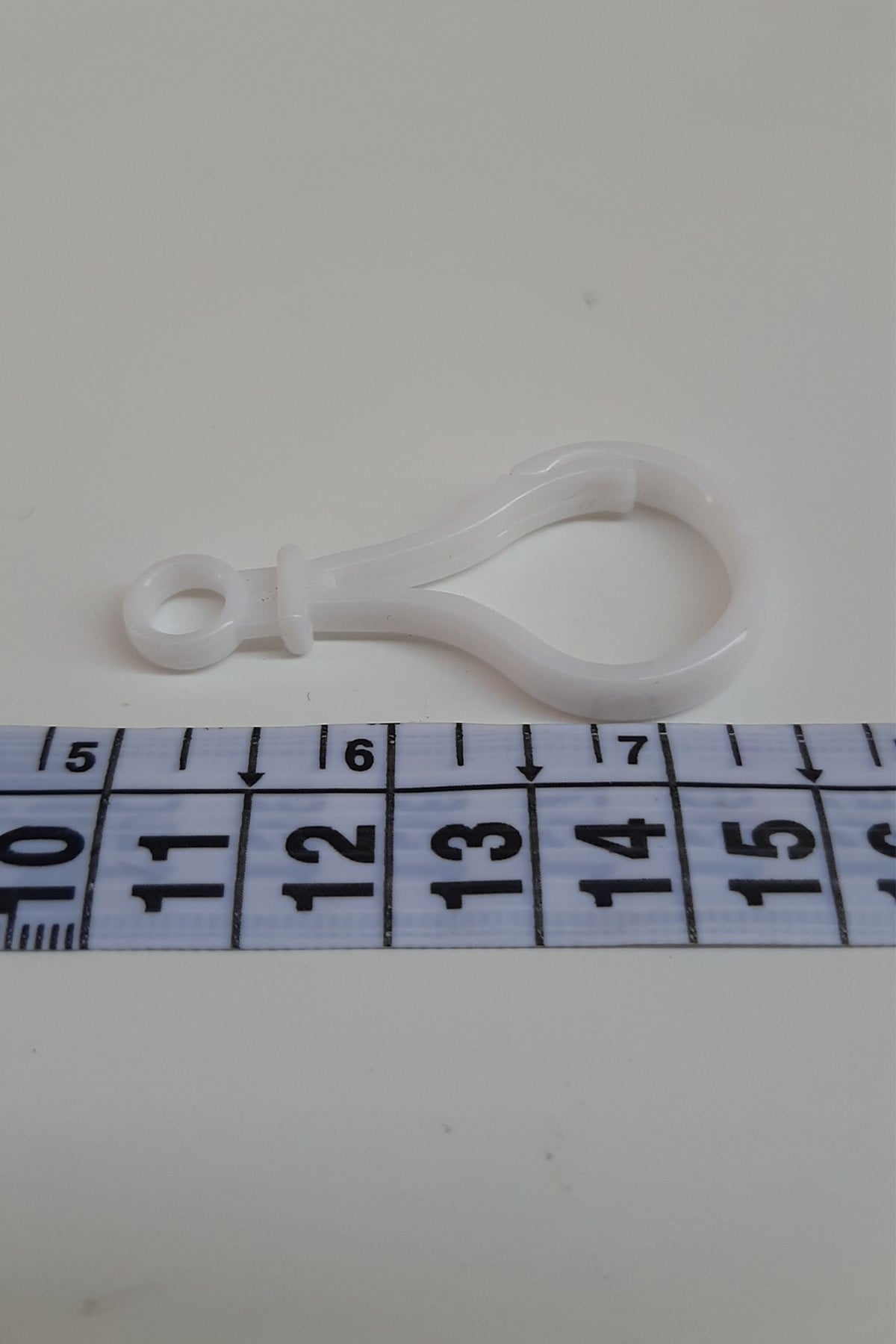 Plastic Question Mark White Pacifier Holder