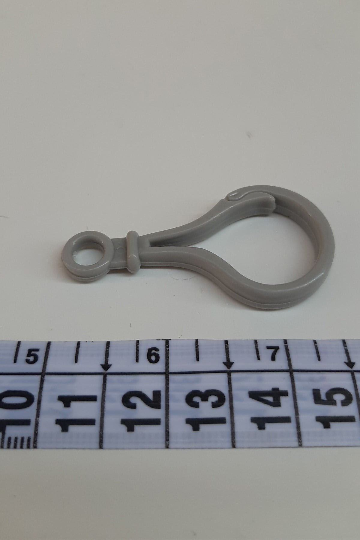 Plastic Question Mark Gray Pacifier Hanger