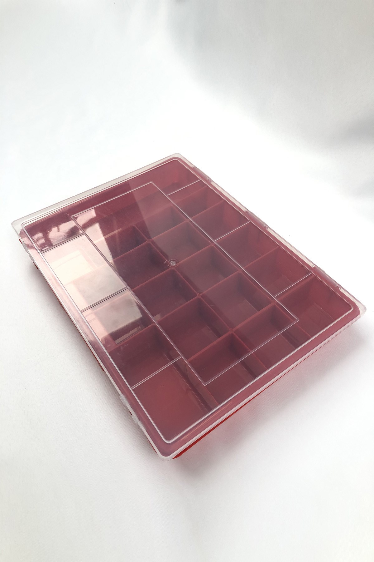 Plastik Takı Kutusu Kırmızı