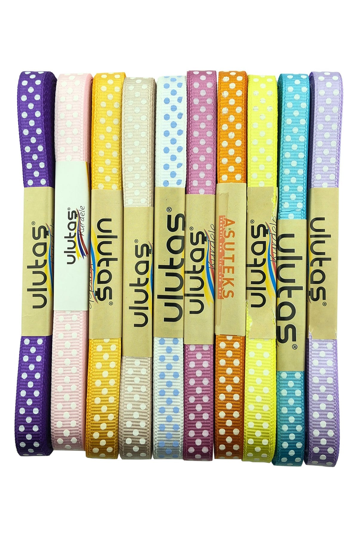 Polka Dot Grosgrain Ribbon 1 cm