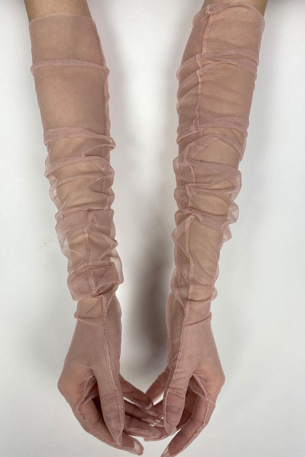 Wholesale Powder 10 Pieces Bridal Gloves Tulle Gloves Wedding/Wedding/Party Gloves