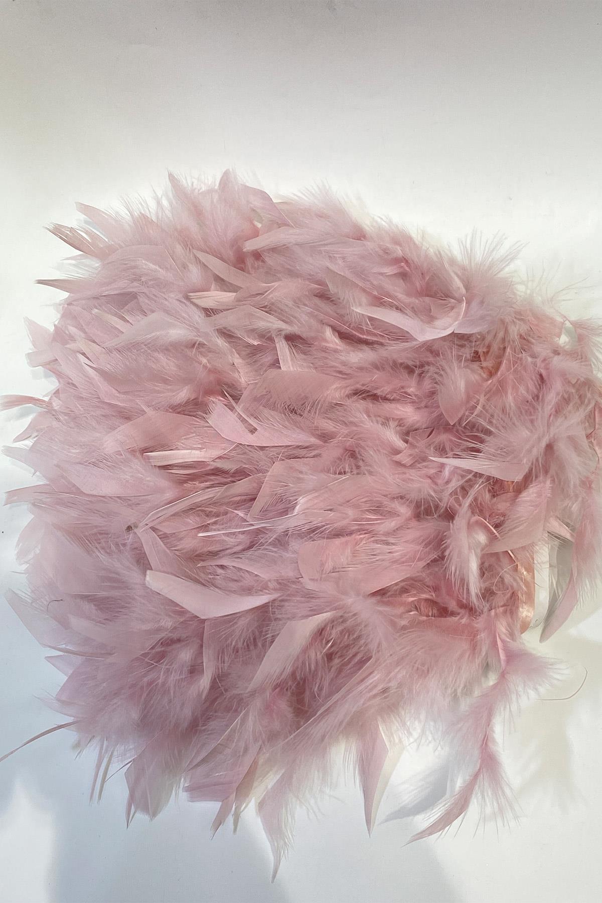 Powder Goose Feather Otriş Ribbed Strip Feather