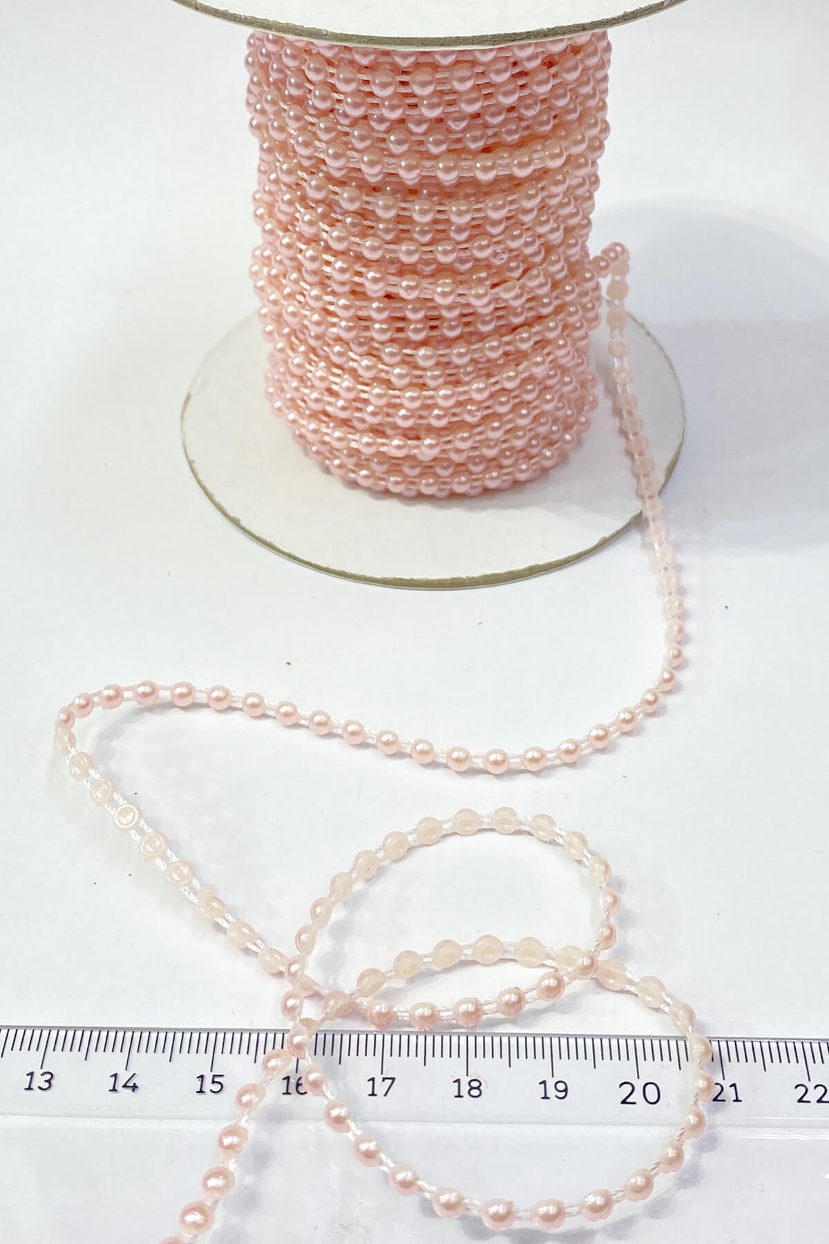 Pudra Plastik Şerit Yarım İnci 4 mm 10 mt