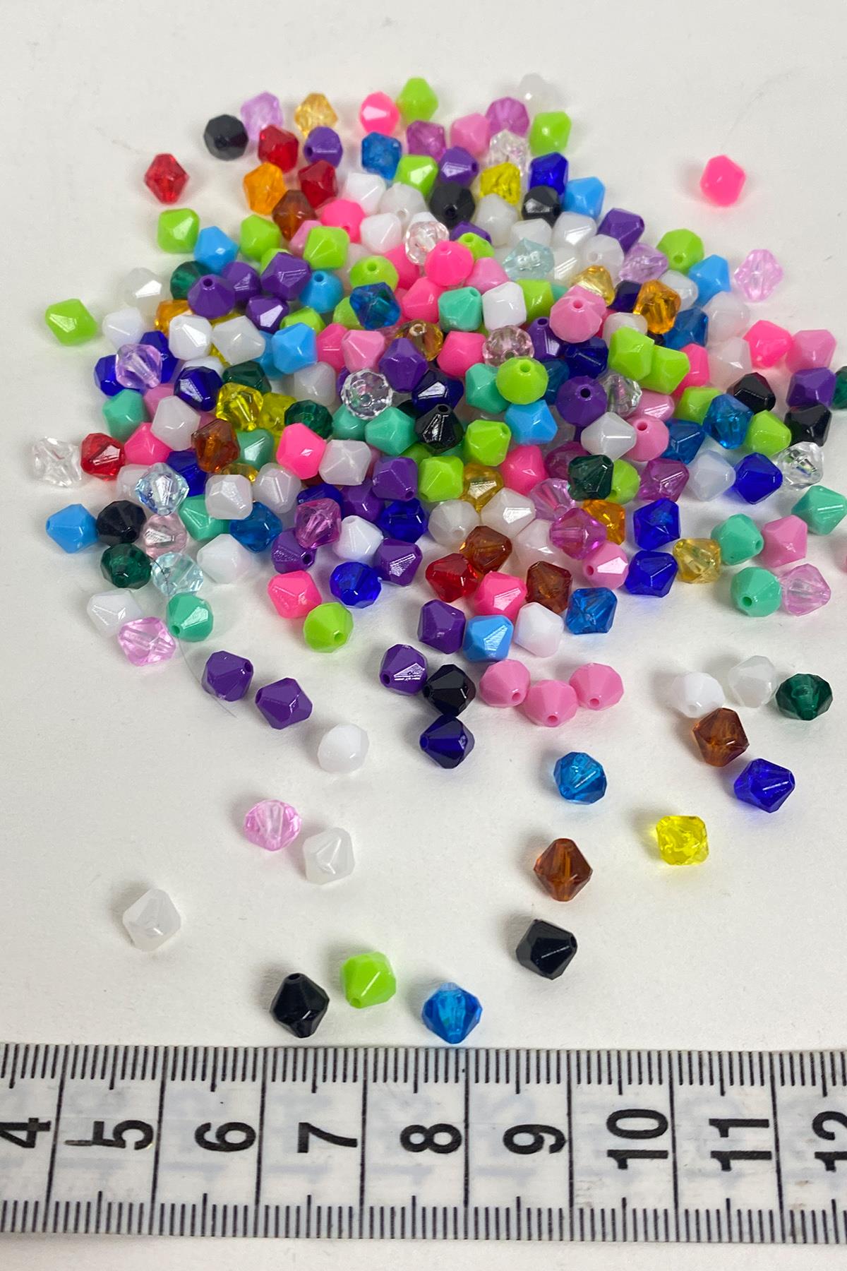 Rengarenk Pramit Plastik Boncuk 25 gr