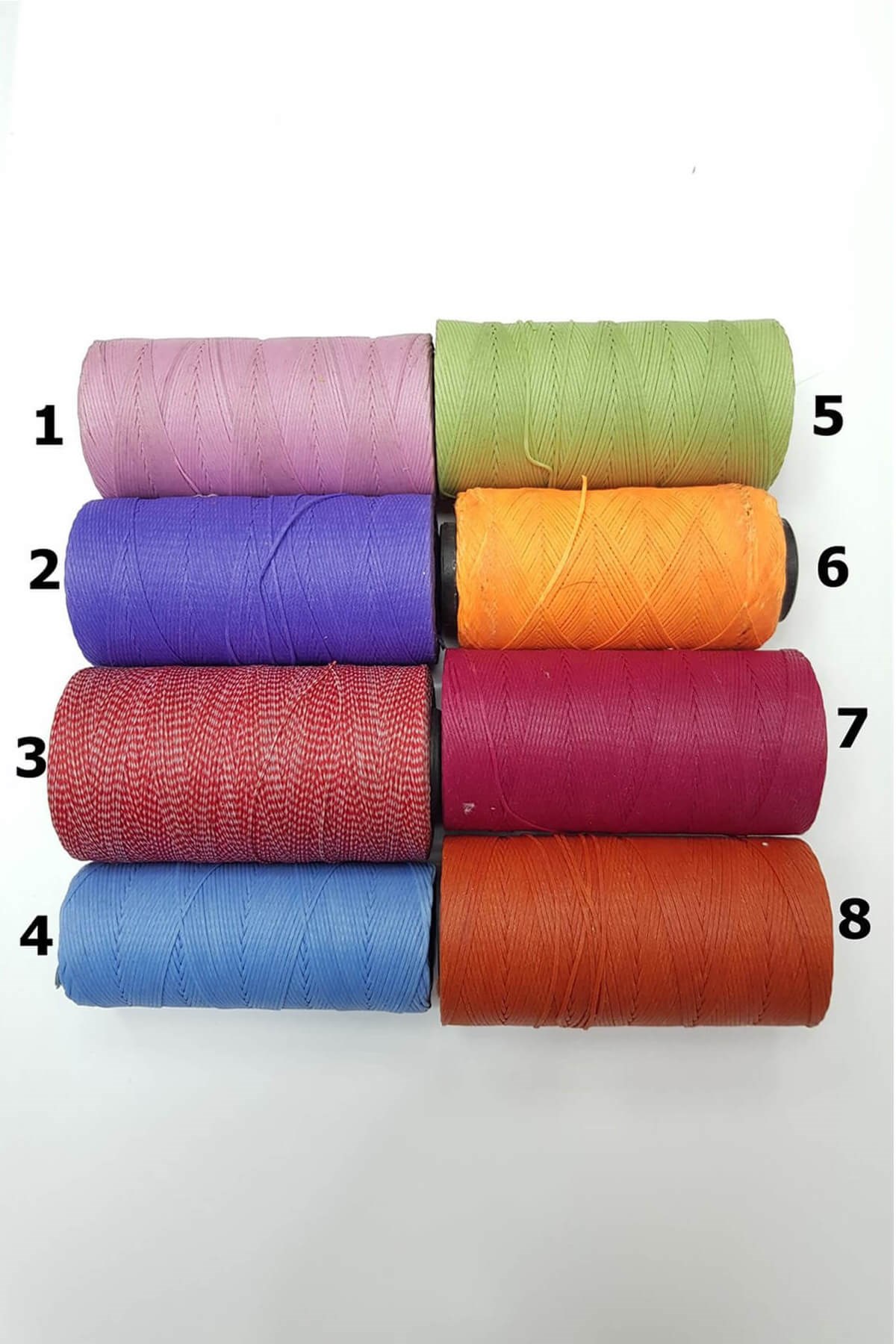 Colored Waxed Thread (10 mt)