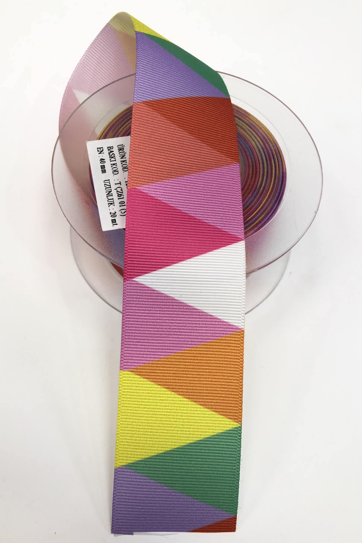 Colorful Triangle Grosgrain Ribbon