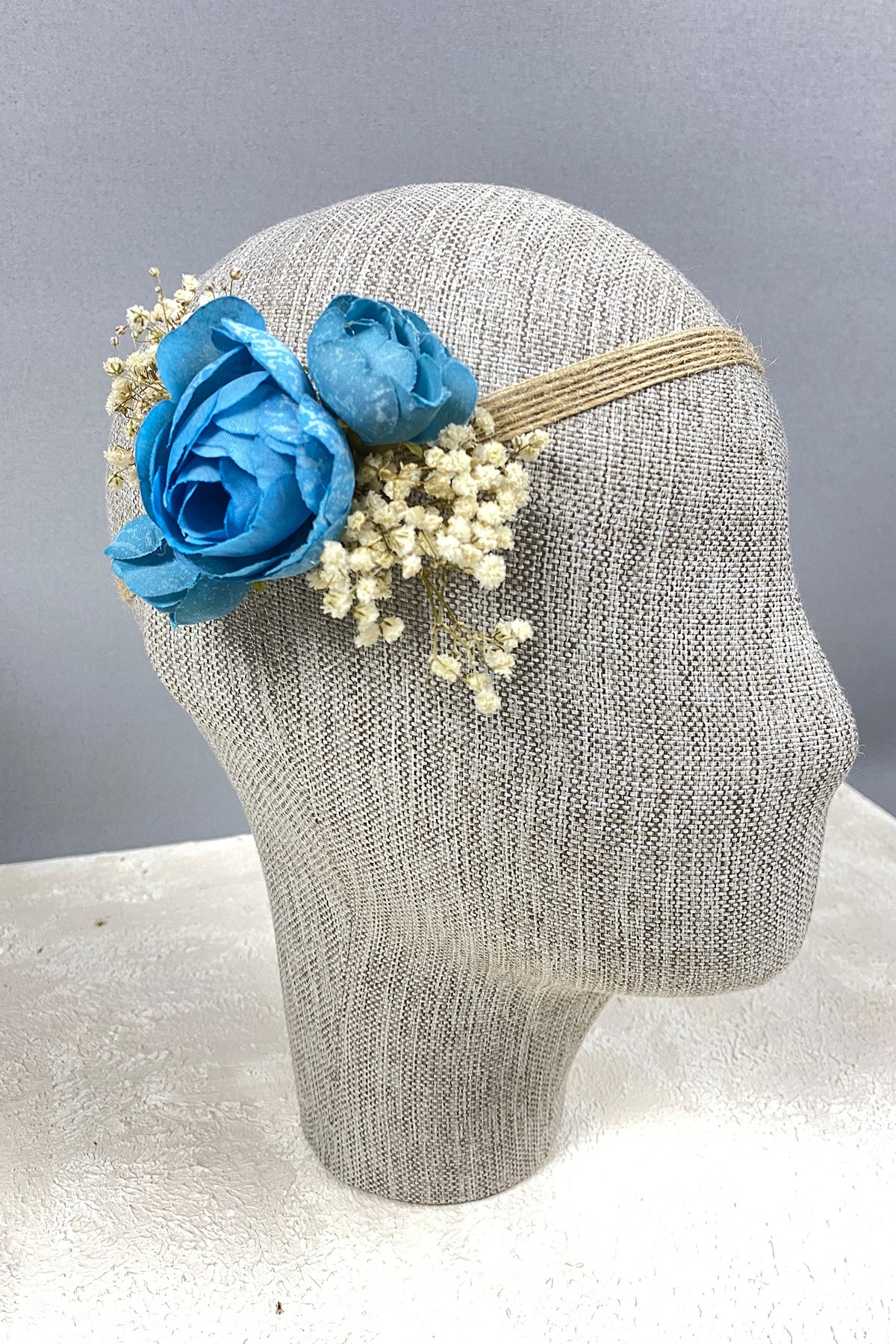 Peony Flower Gypsum Hair Accessory