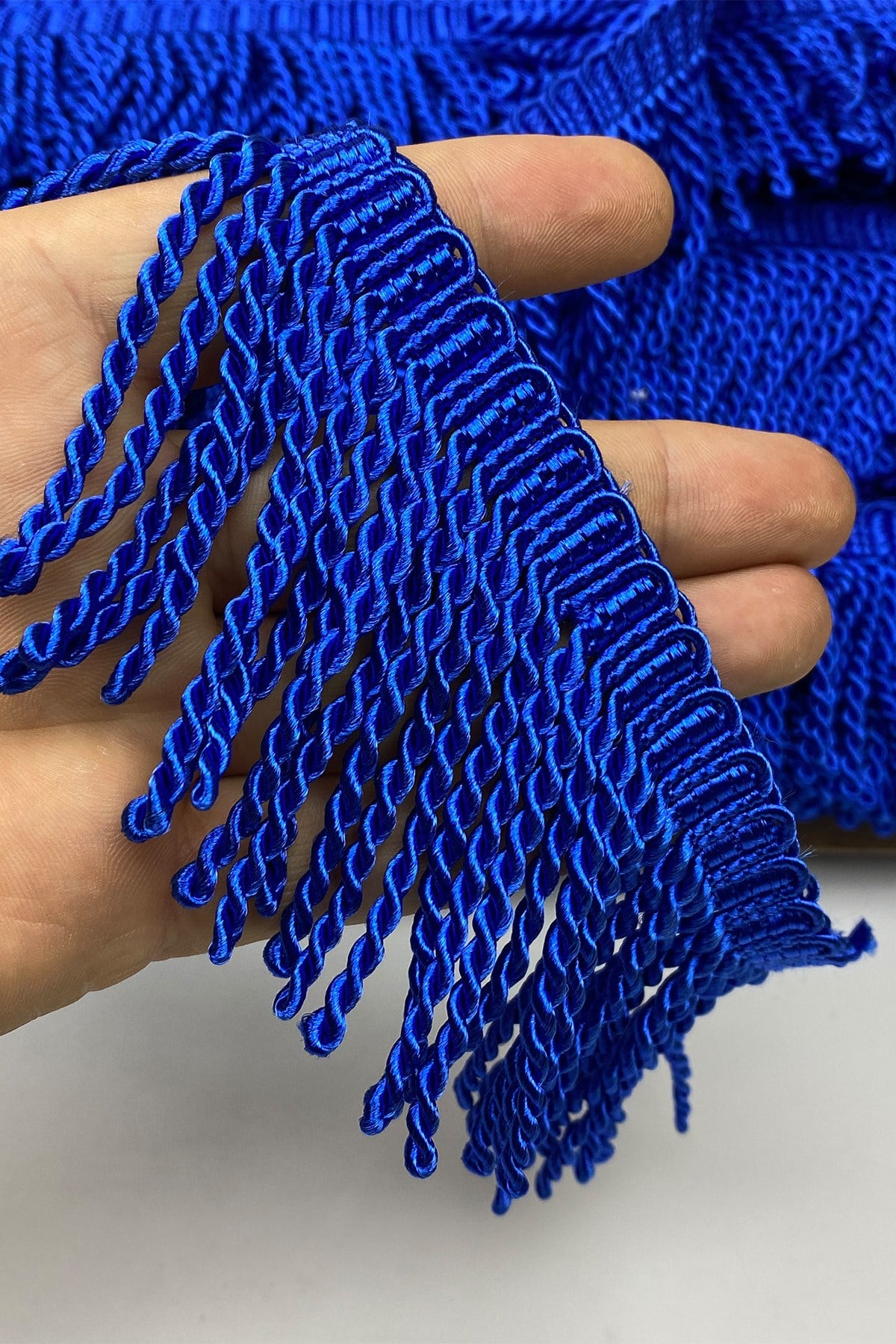 Sax Blue Bouillon Fringe Tassel