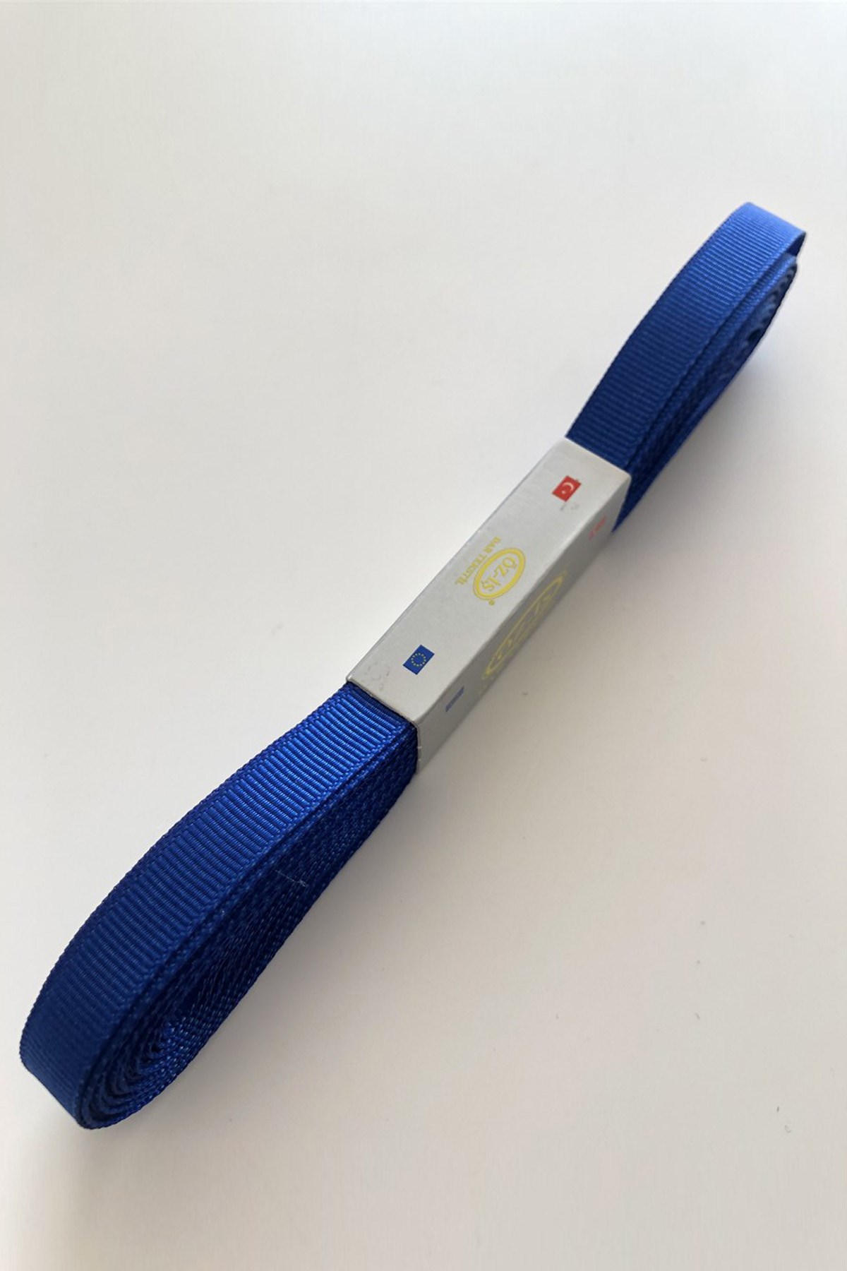 Saks Mavi Grogren Kurdele 1 cm 10 mt