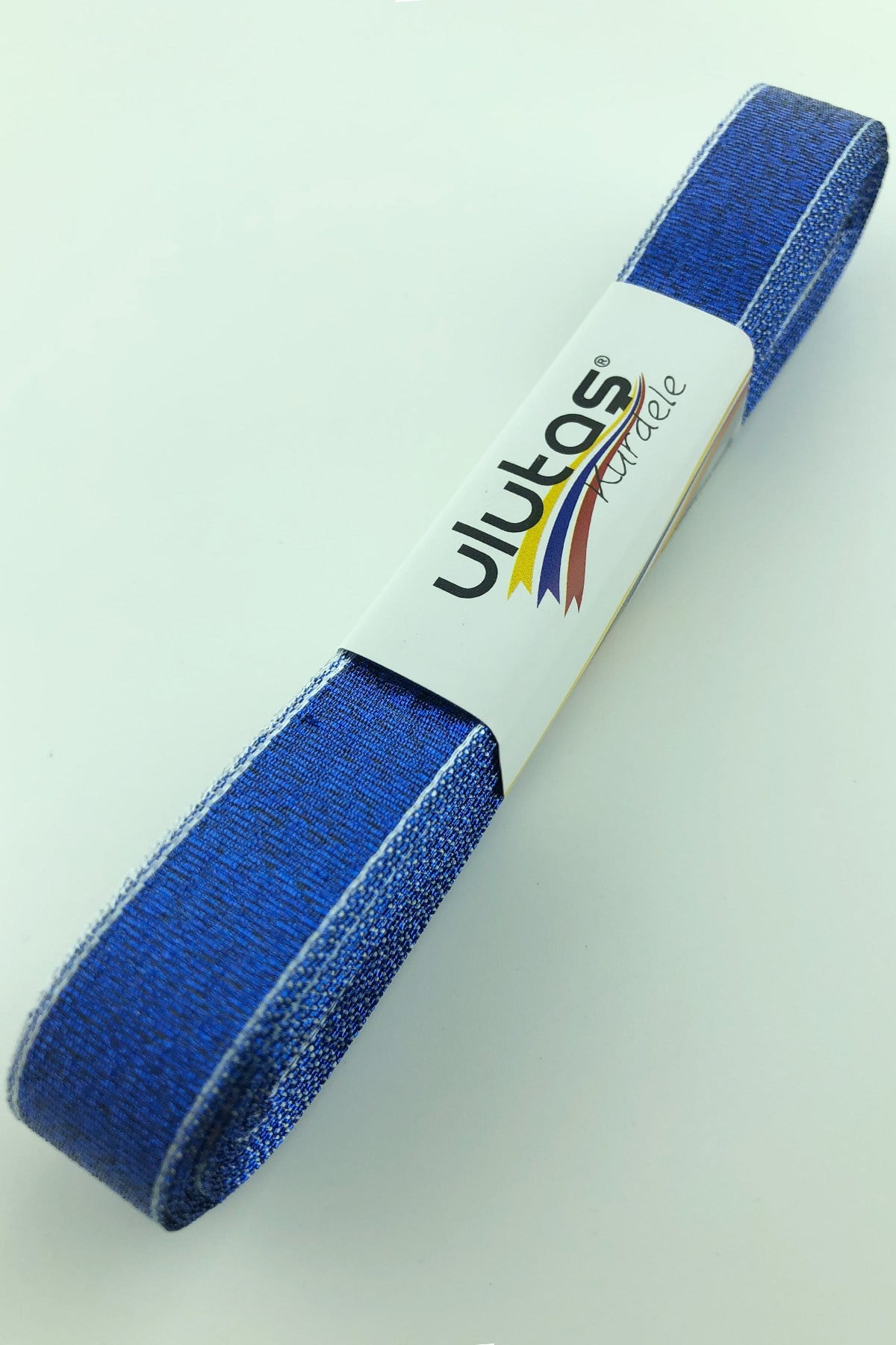 Sax Blue Glitter Ribbon 1,5