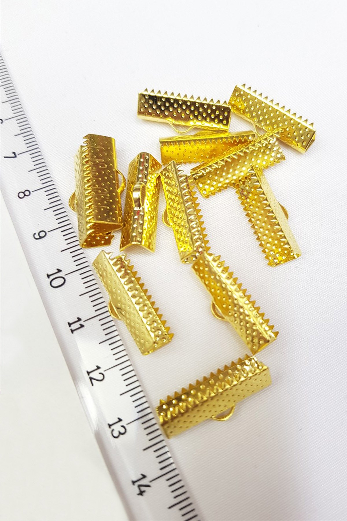 Yellow Bracelet and Necklace Closure Clip 2 cm
