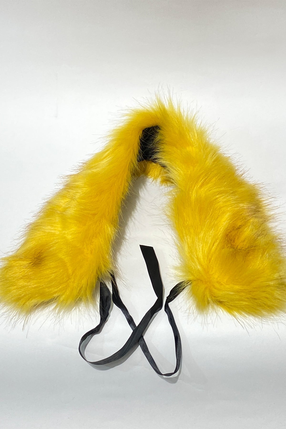 Yellow Fur Collar