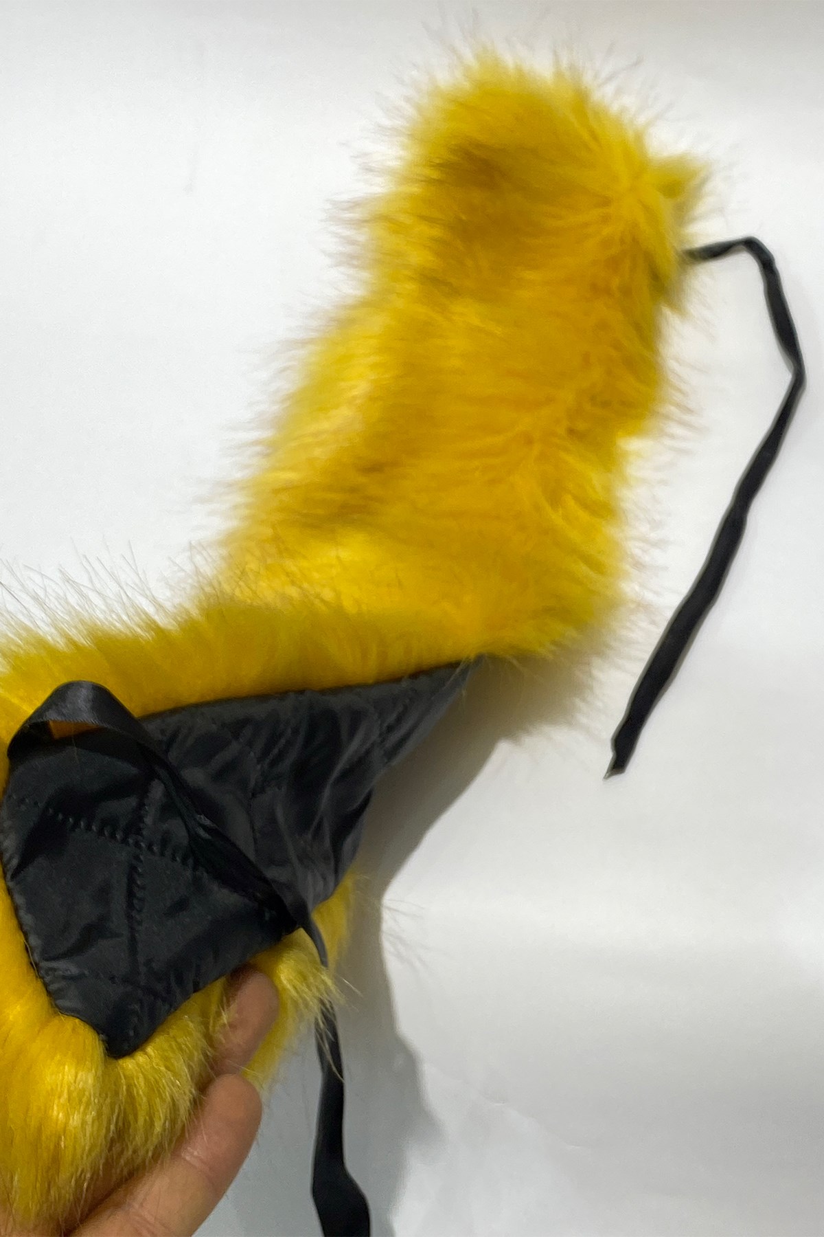 Yellow Fur Collar