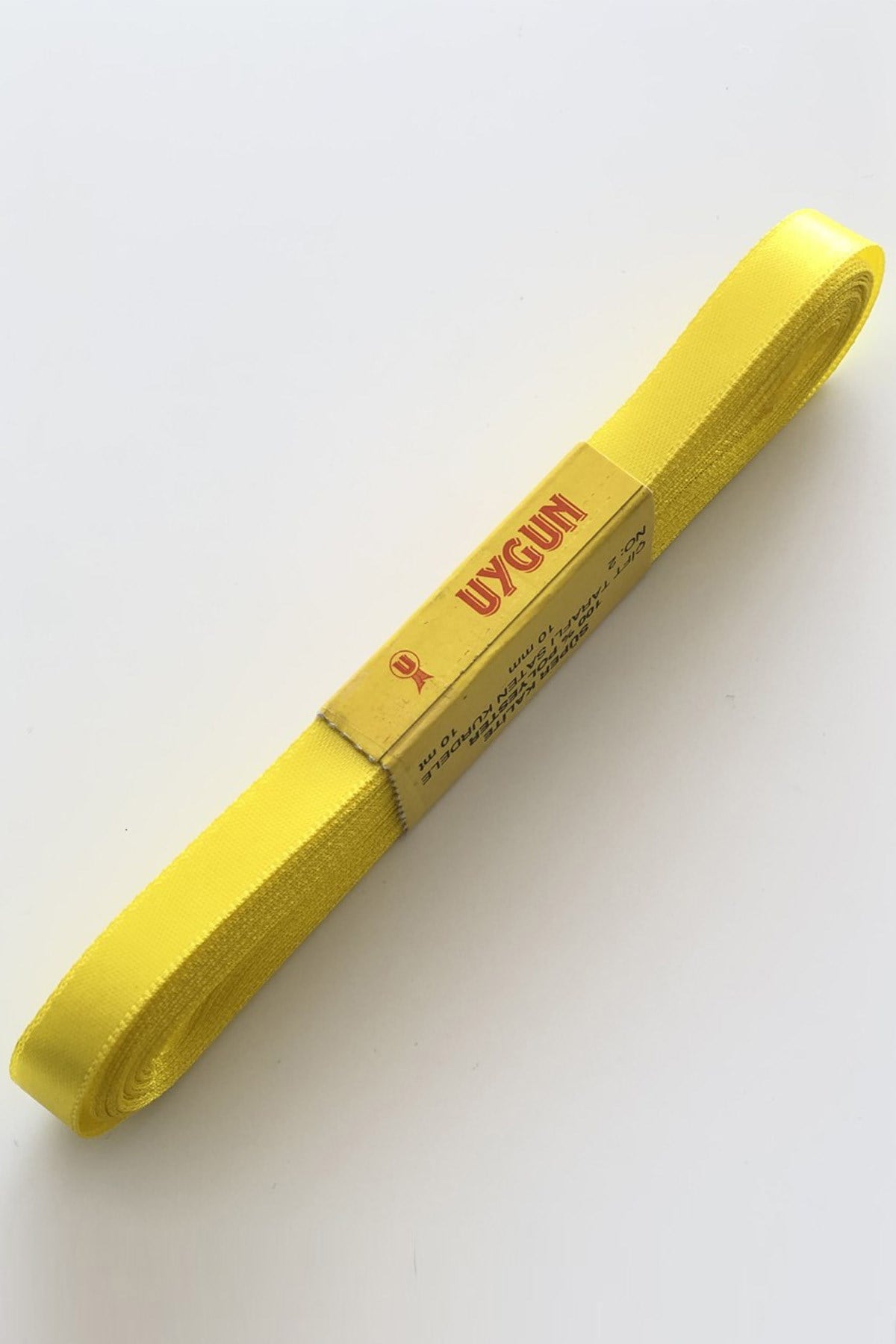 Sarı Saten Kurdela 1 cm