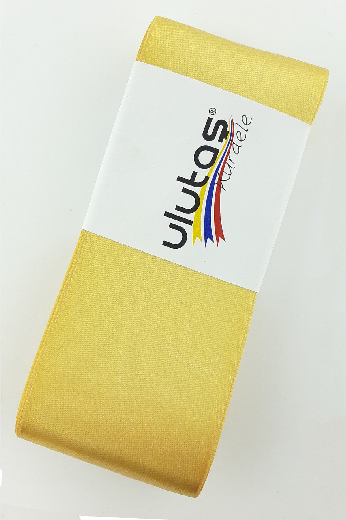 Satin Dark Yellow Ribbon 6 cm 10 Mt