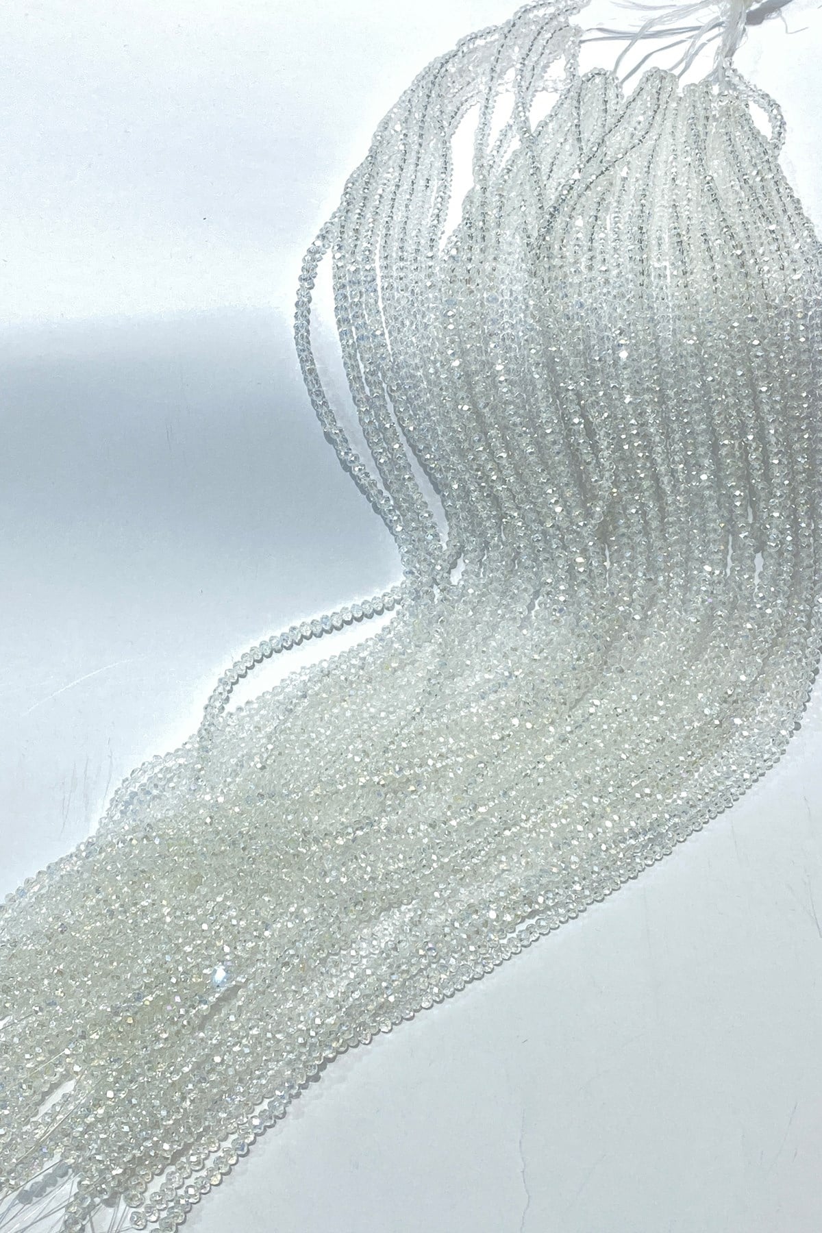 Transparent Crystal Beads with Less Janjan 3 mm