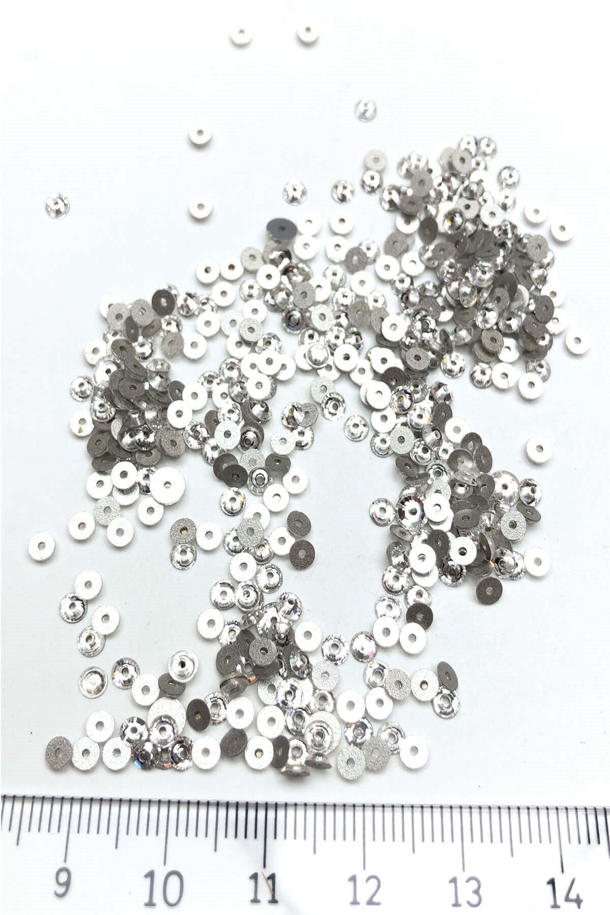 Şeffaf Ortadan Delikli Dikme Kristal Sworovski Boncuk 20 gr