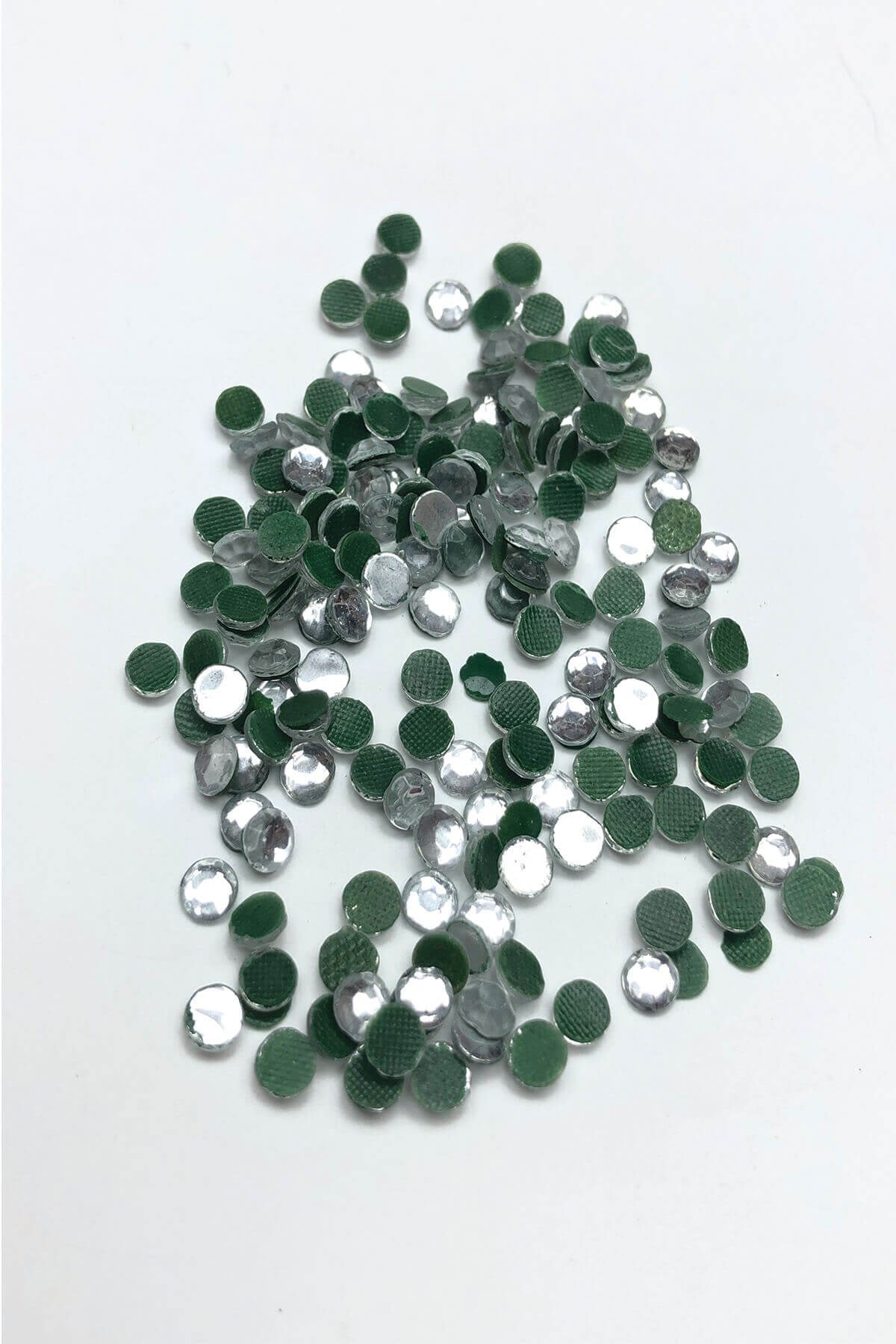 Transparent Color Iron-on Glass Stone Beads 25 gr