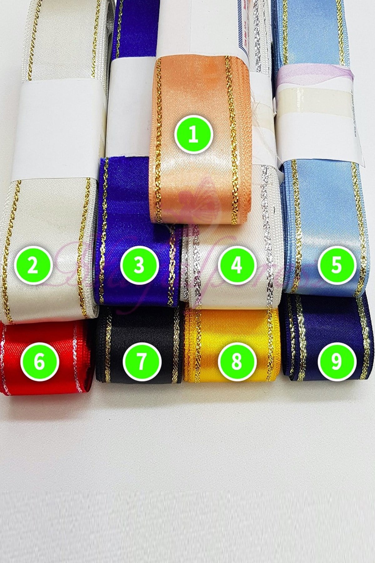 Silvery Satin Ribbon 3cm
