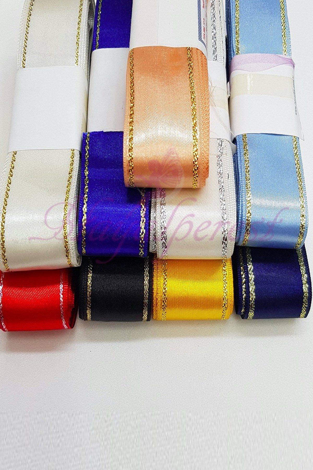Silvery Satin Ribbon 3cm