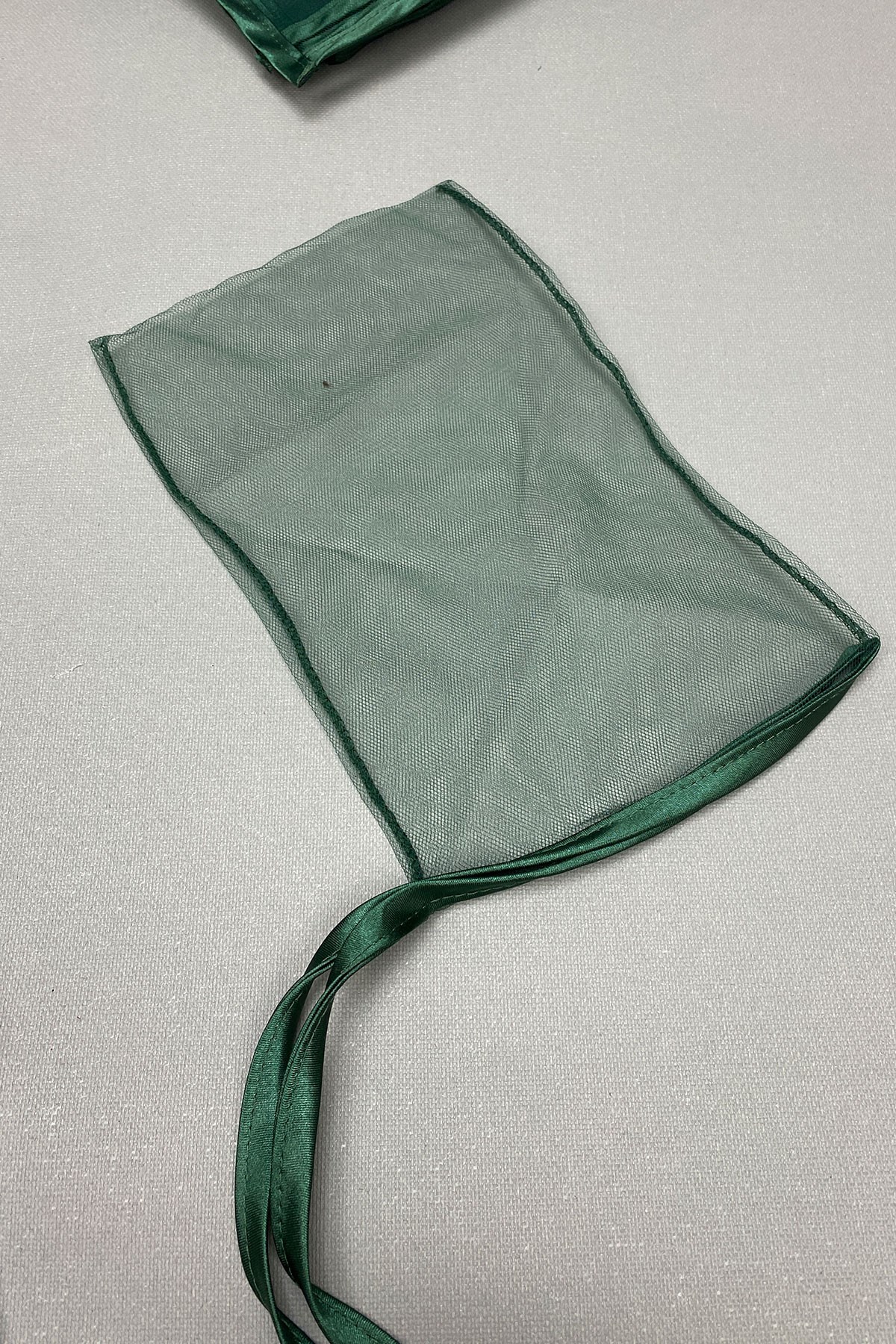 Simli Yüz Örtüsü ve Biyeli Damat Örtüsü Takı Kurdele Seti