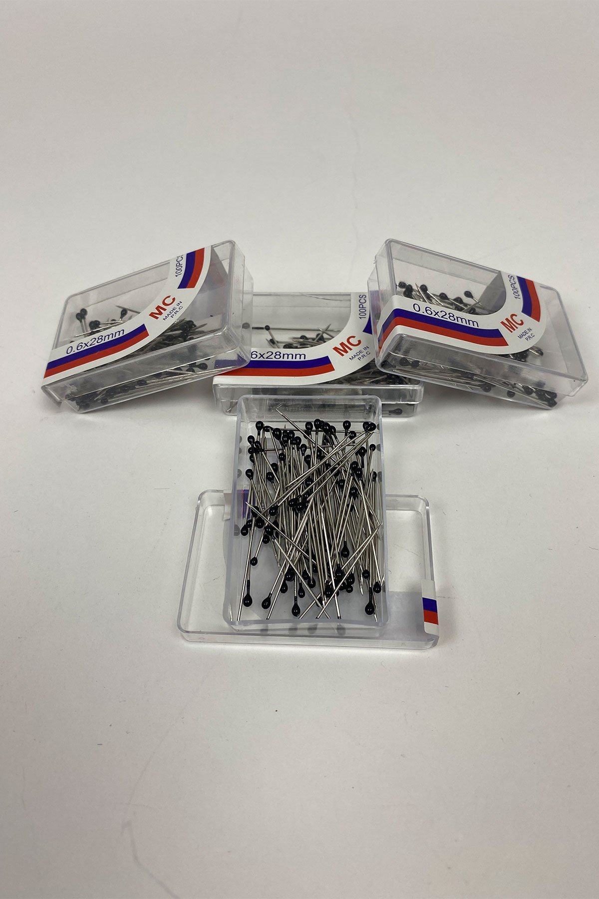 Siyah Başlı Toplu İğne 100 lü 10 Kutu