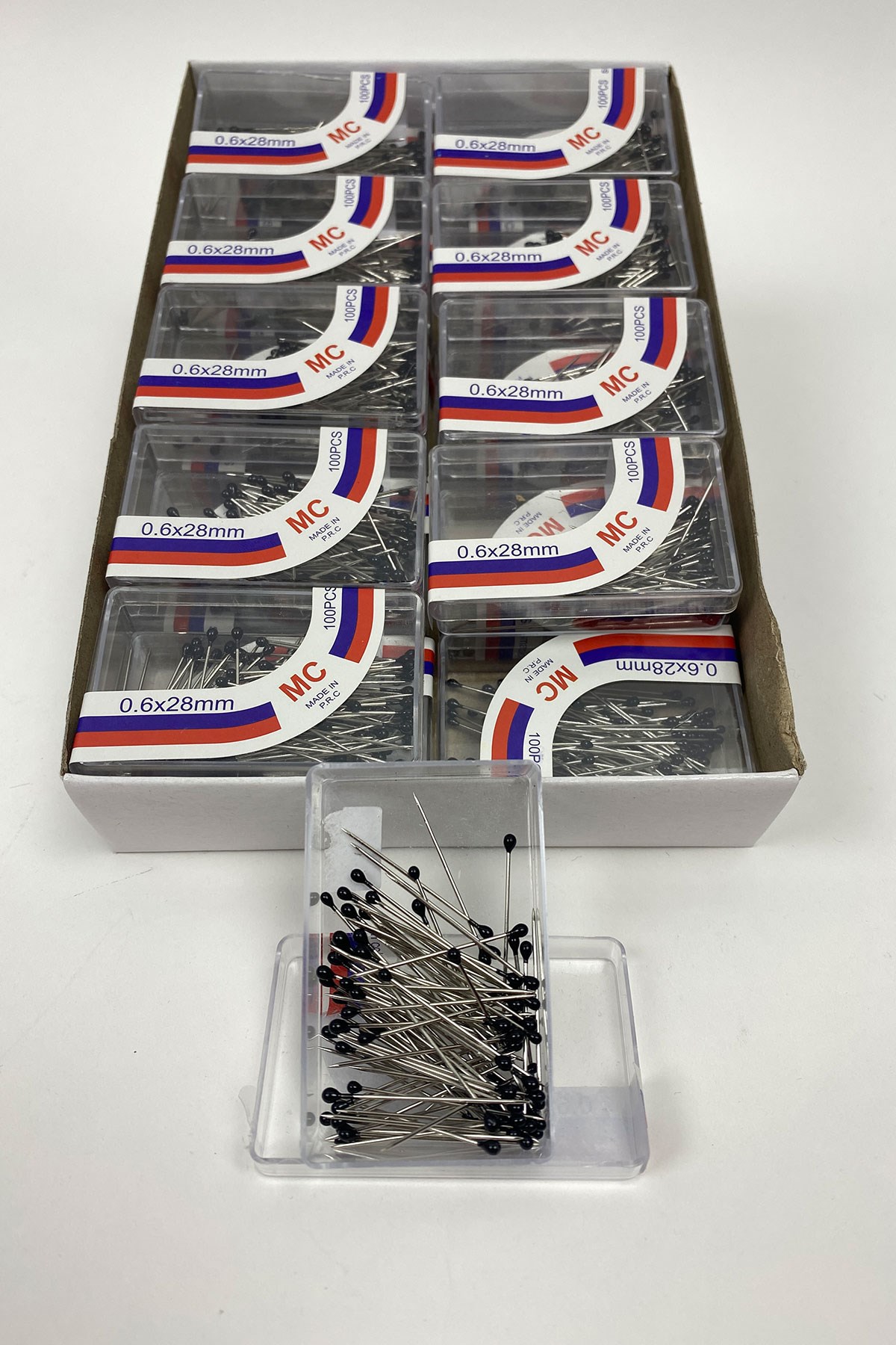 Black Head Pin 5 Box of 100