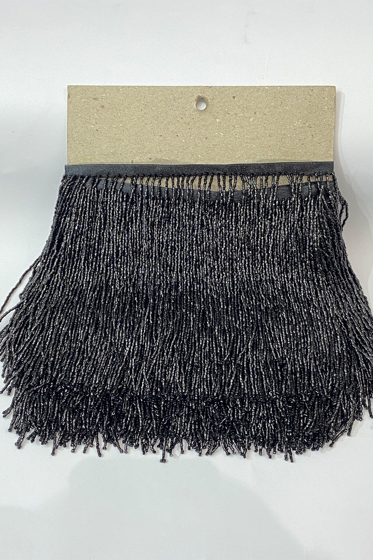 15 cm Fringe Tassel with Black Beads