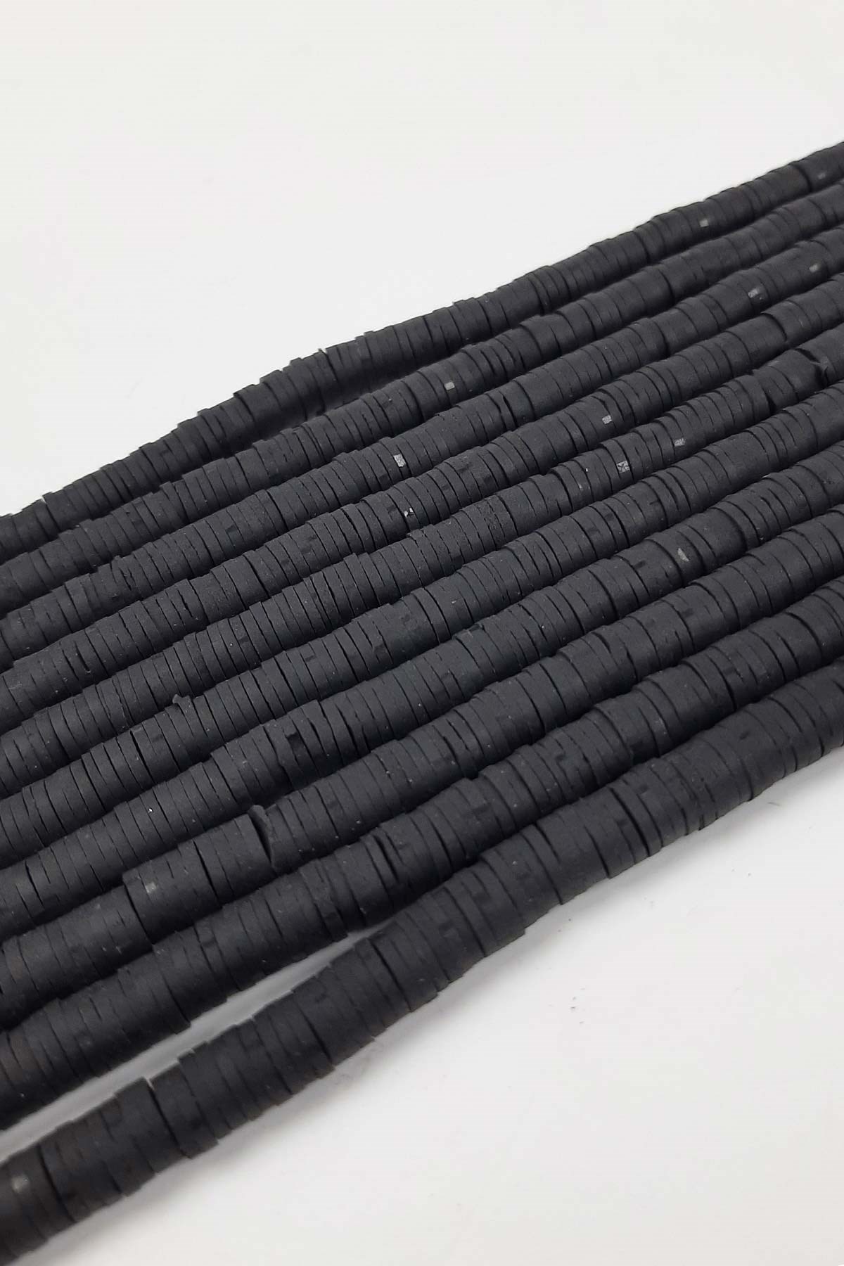 Black Dough Beads Fimo