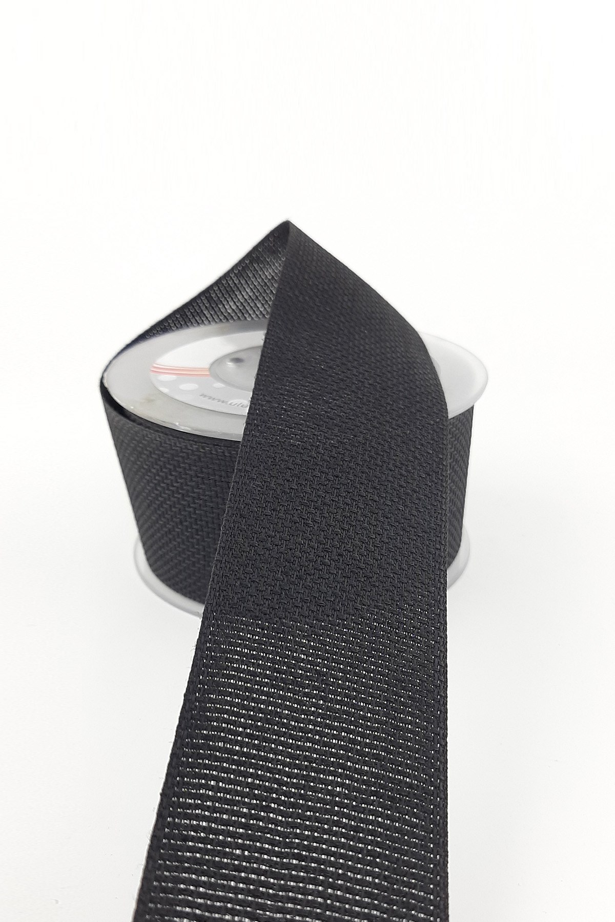 Siyah Kanaviçe Kurdele 50 mm 10 mt