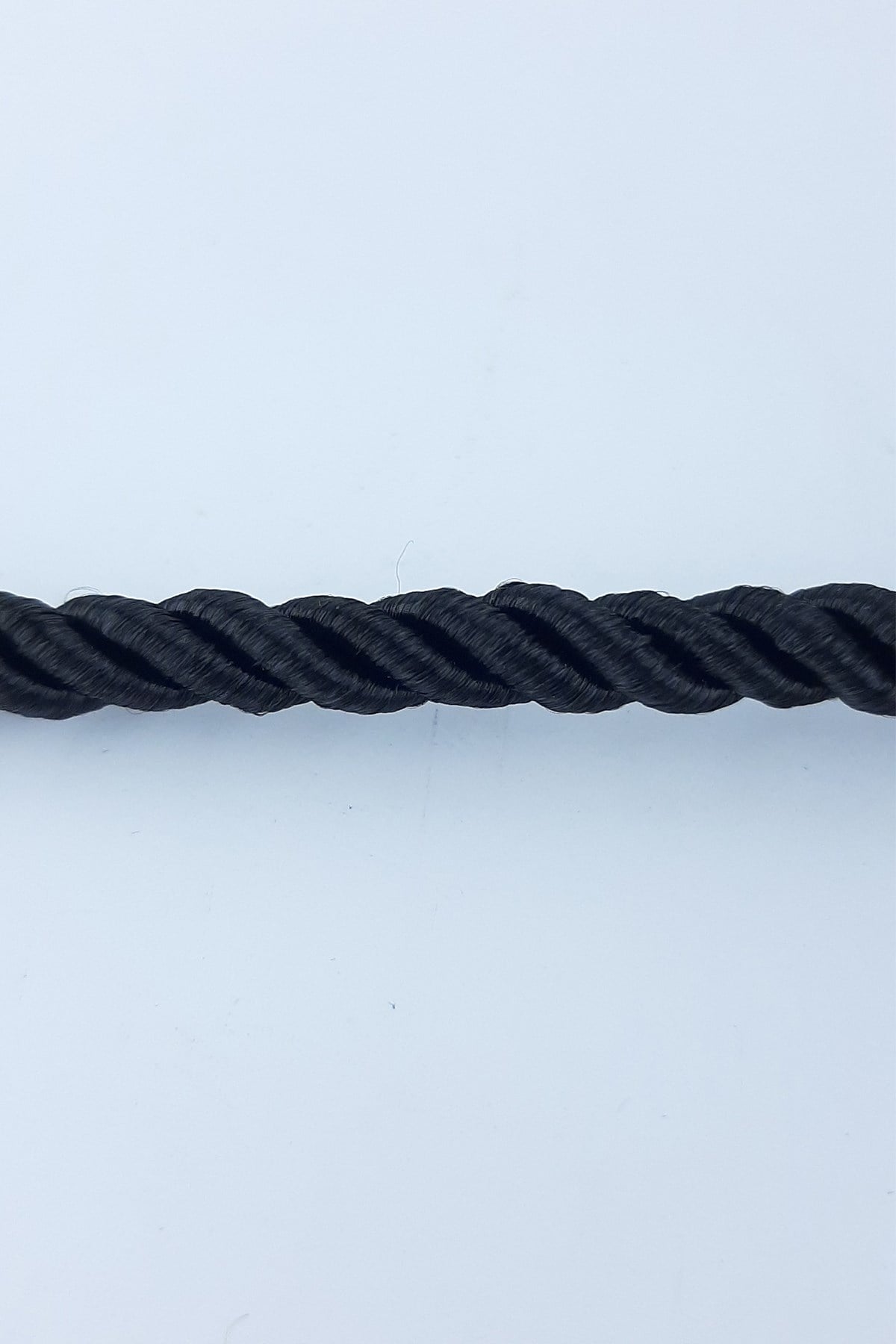 Siyah Kordon İp 6 mm 25 mt