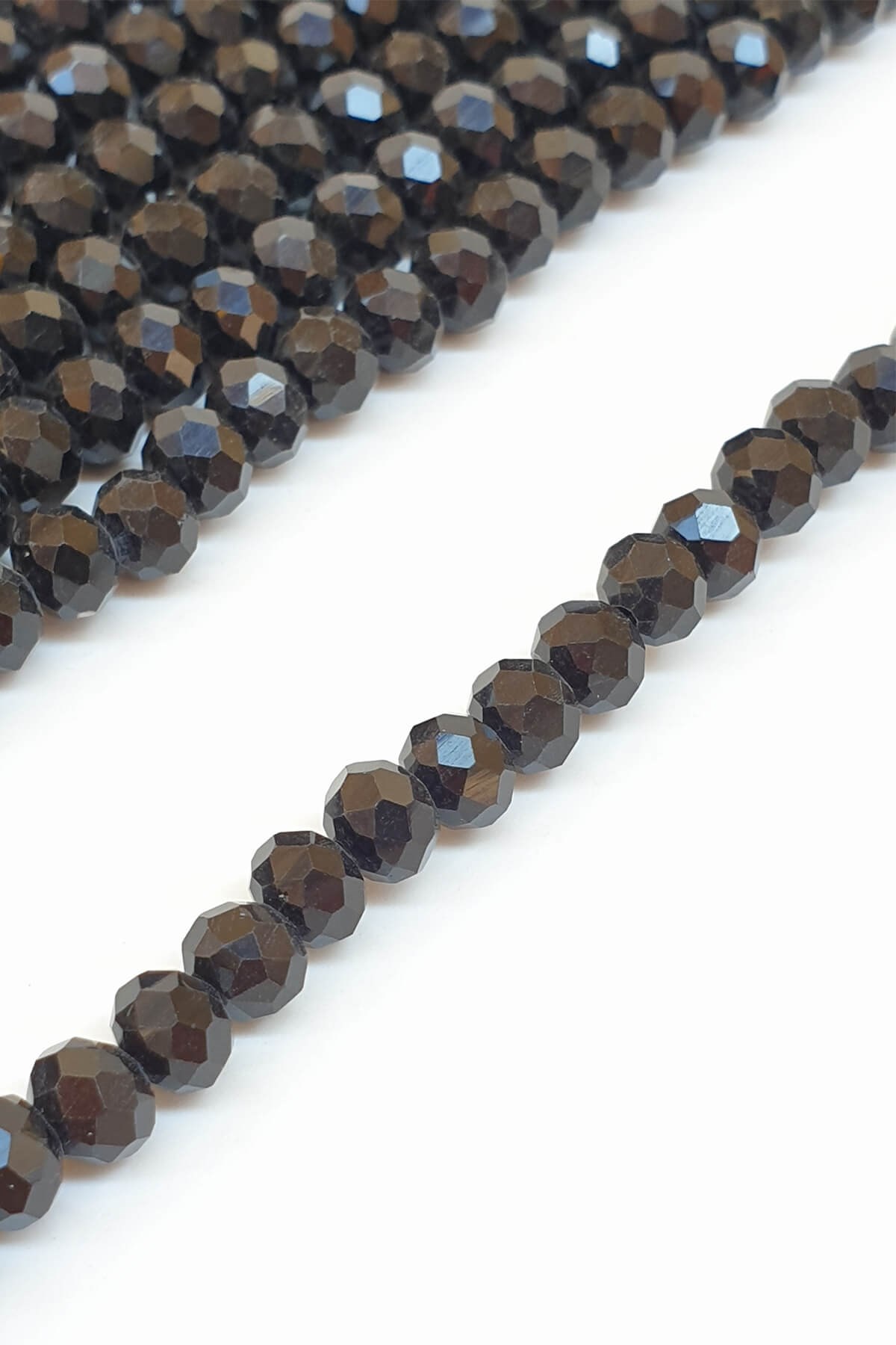 Black Crystal Beads 6 Mm