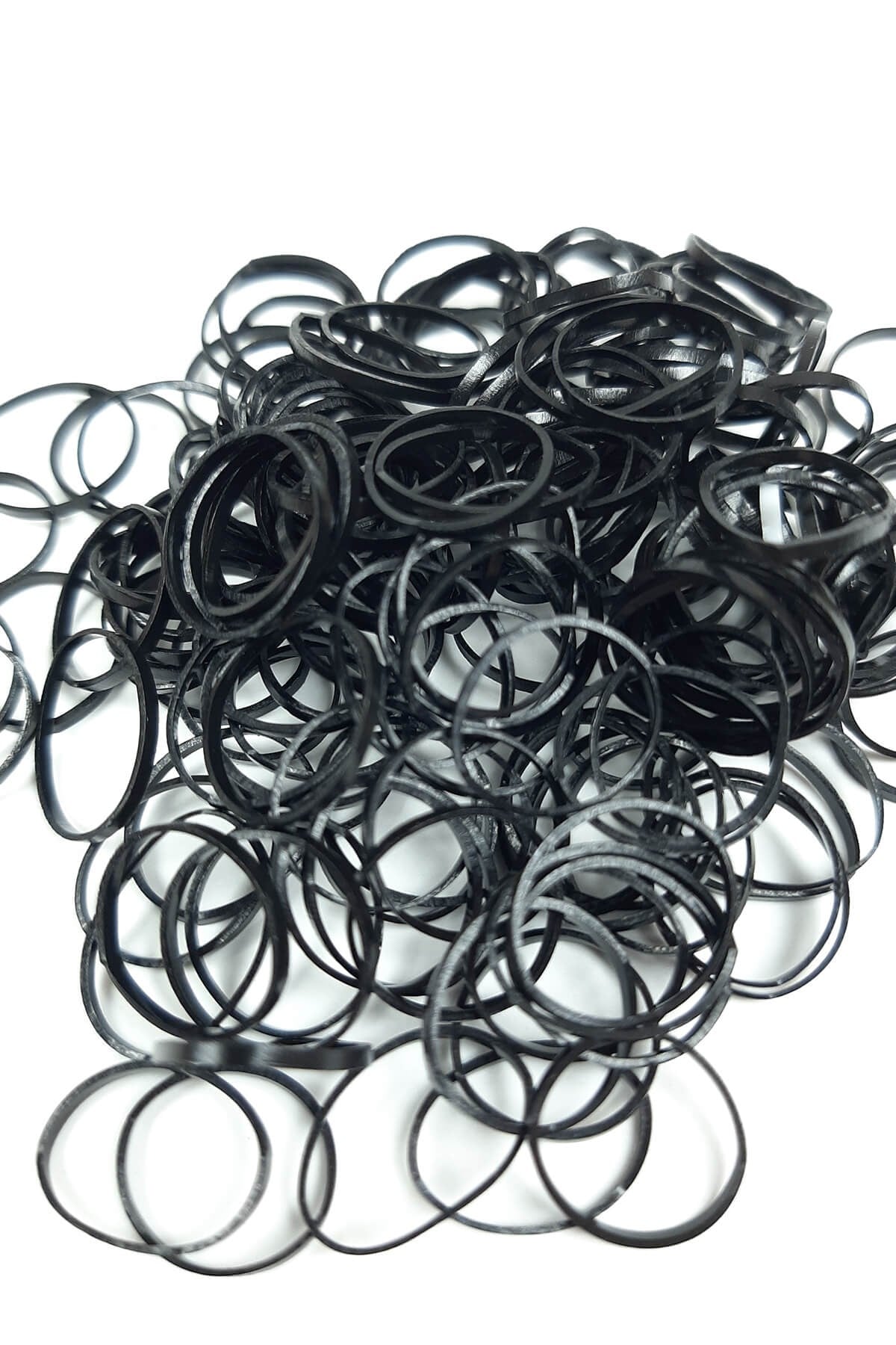 Siyah Lastik Saç Örgü Seti