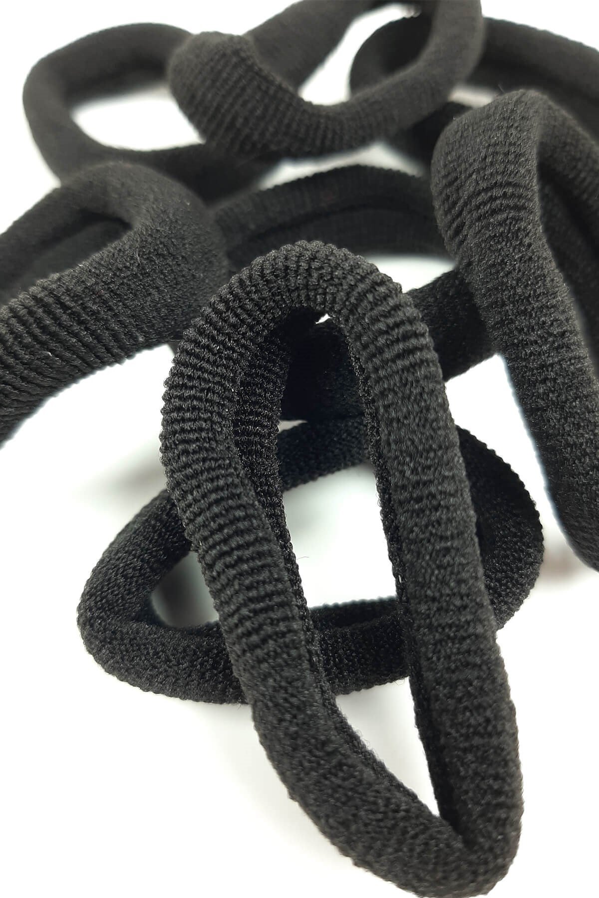 Siyah Lastik Toka seti 8 Li