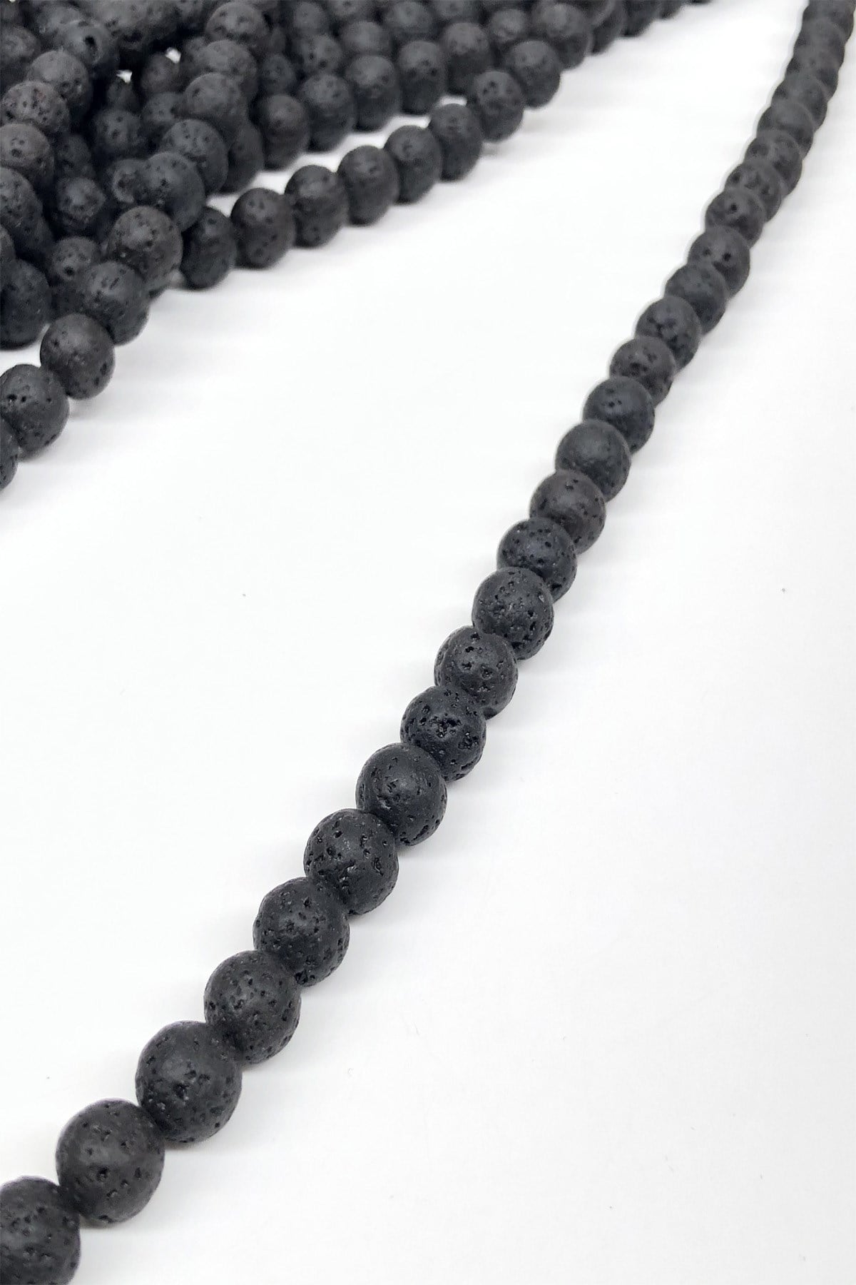 Siyah Lav Doğal Taş 8 mm