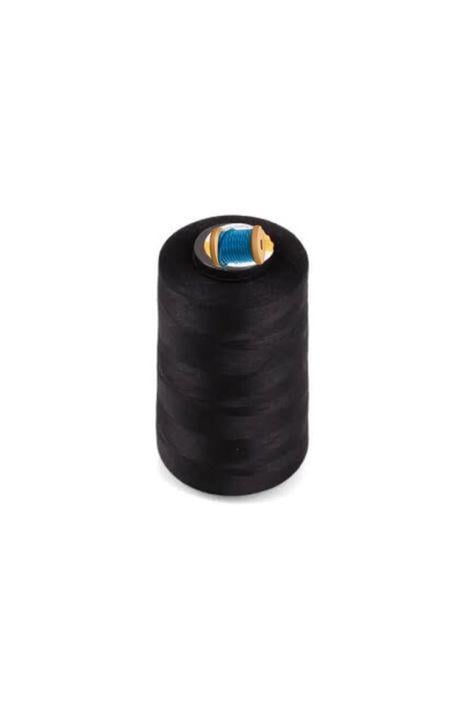 Siyah Polyester Dikiş Ipi 120 Numara 5000 Metre