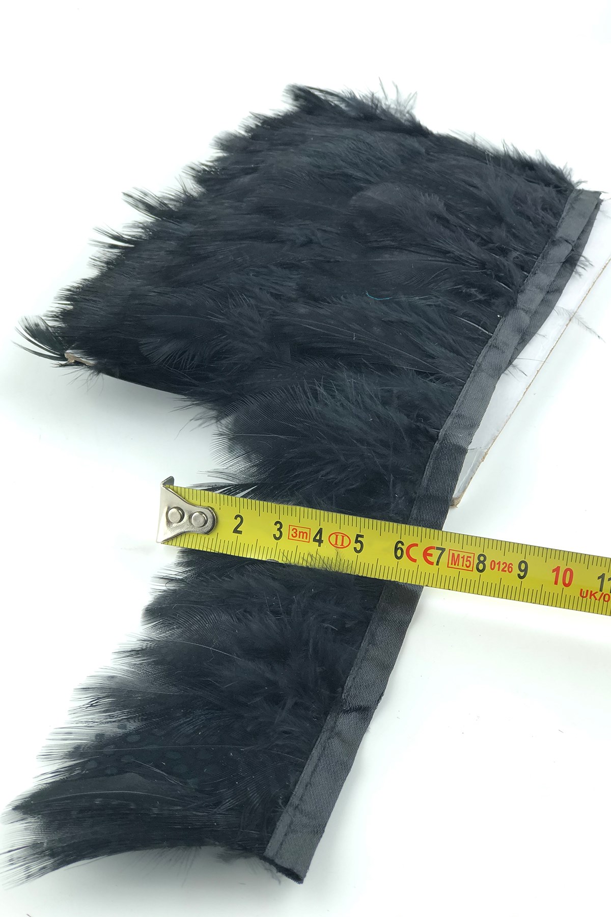 Black Spotted Guinea Chicken Feather