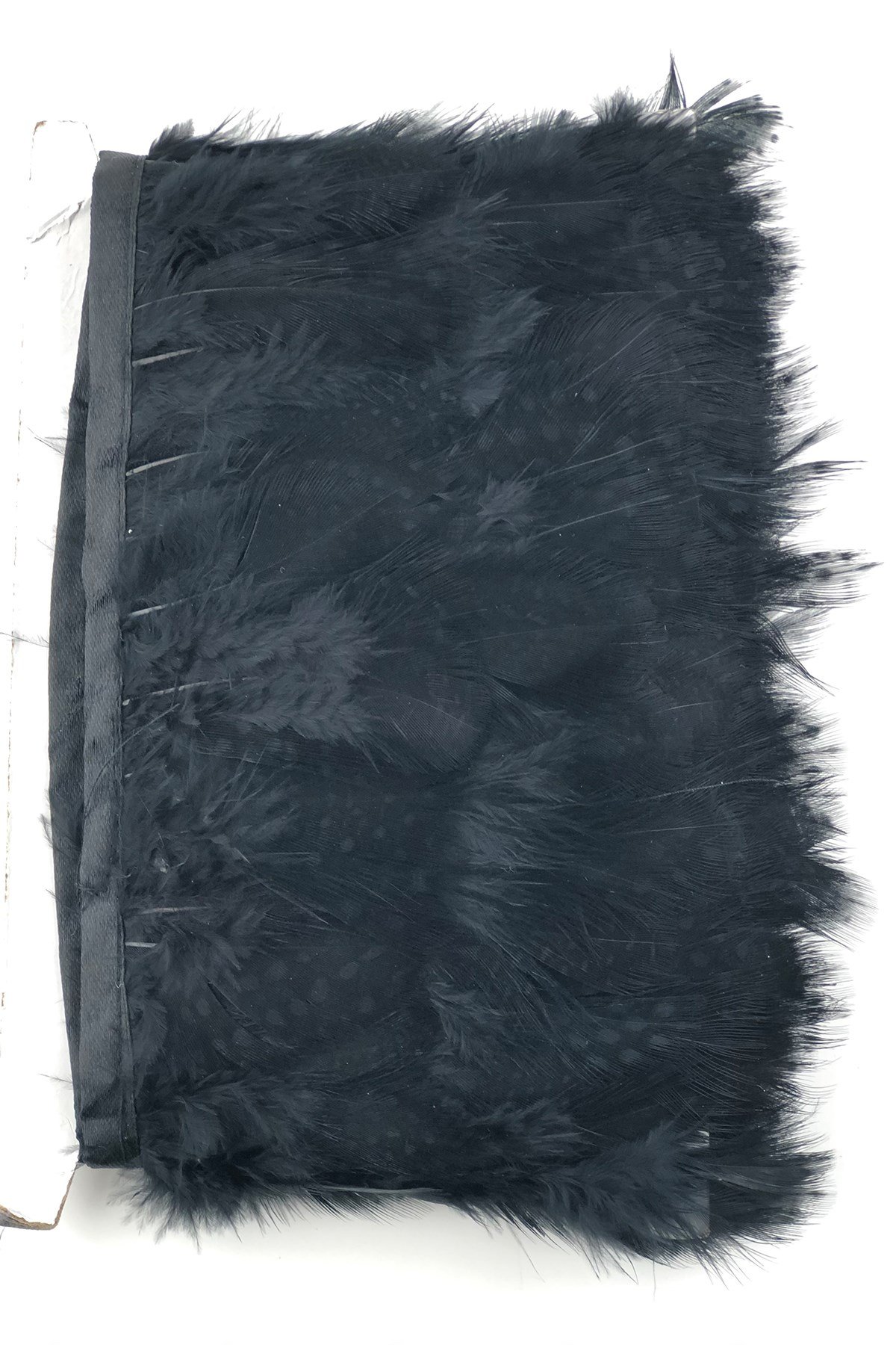 Black Spotted Guinea Chicken Feather