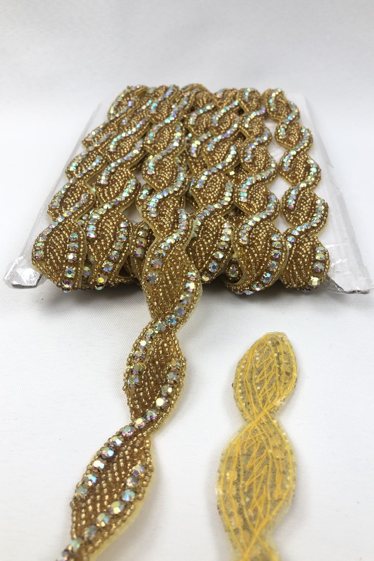 Waterway Pattern Janjanli Iron-on Stony Strip