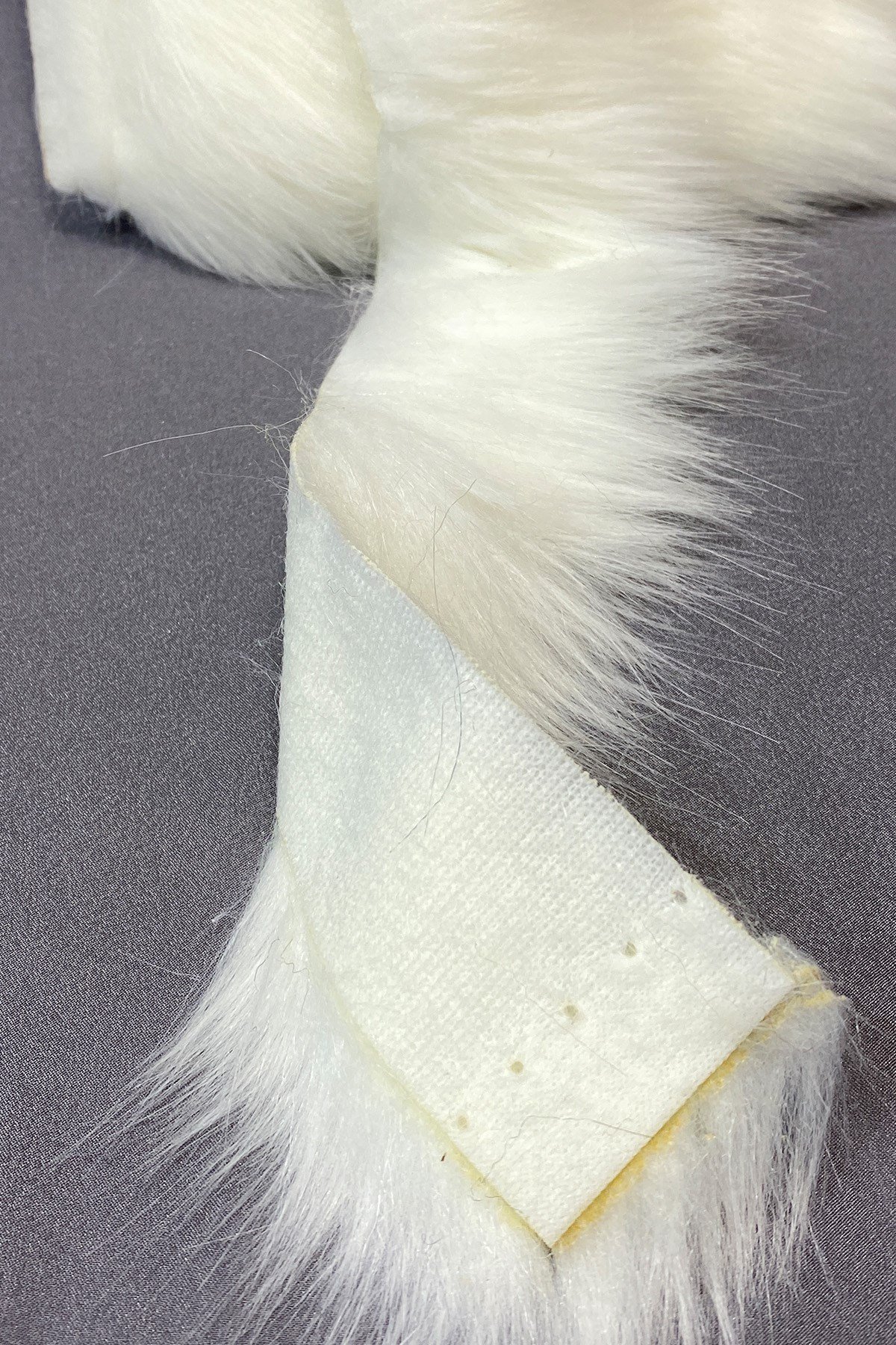 Suni Kürk Yapay Peluş Şerit