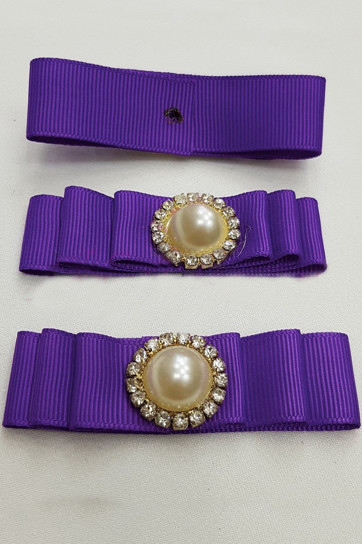 Purple Fancy Bow 2-7 Cm