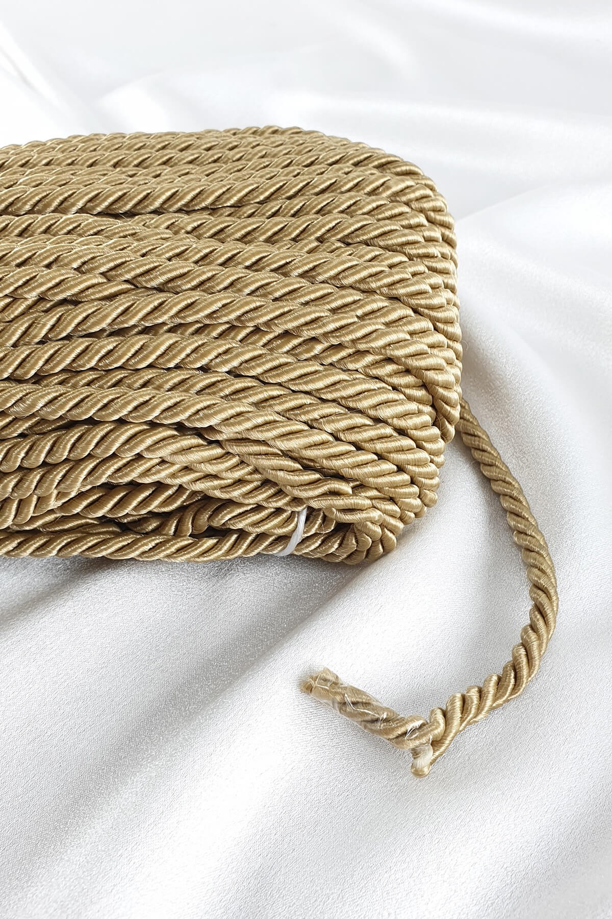 Milk Brown Cord Rope 8 Mm